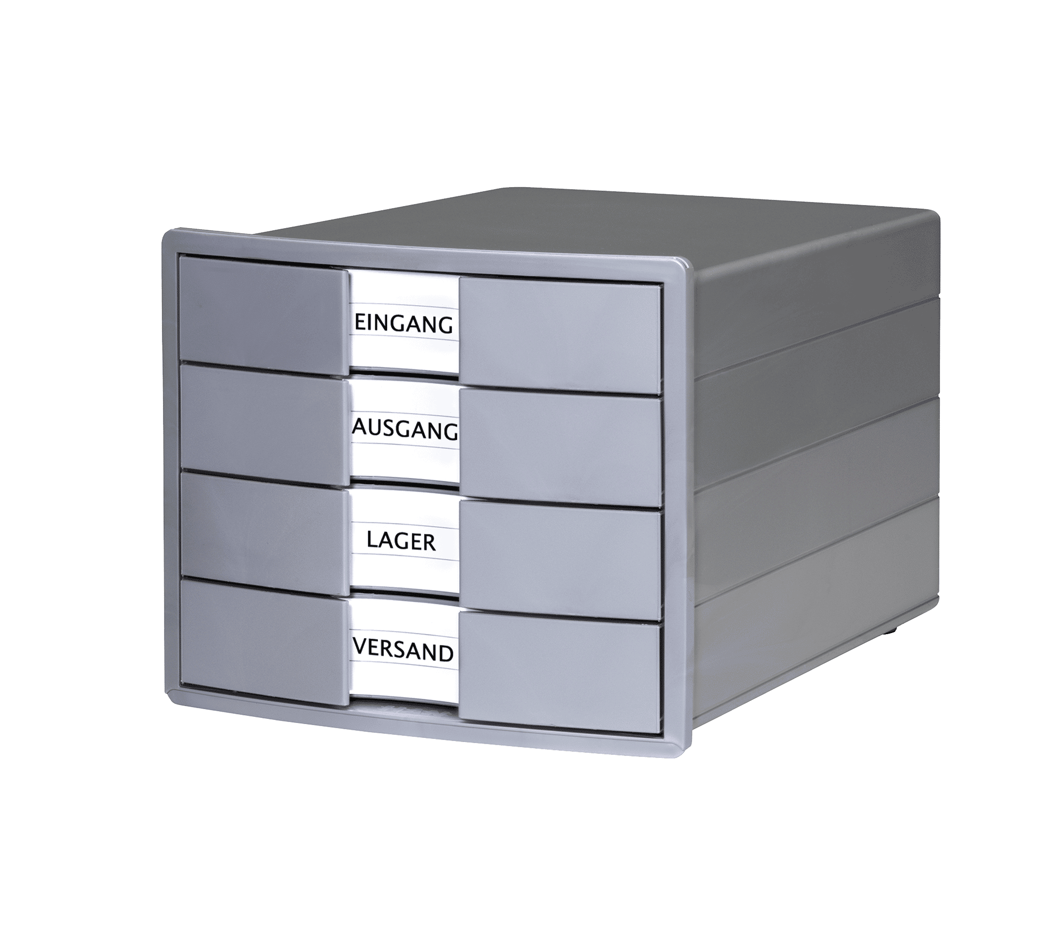 han-karma-impuls-schubladenbox-4-schubladen-din-a4-recycling image 1