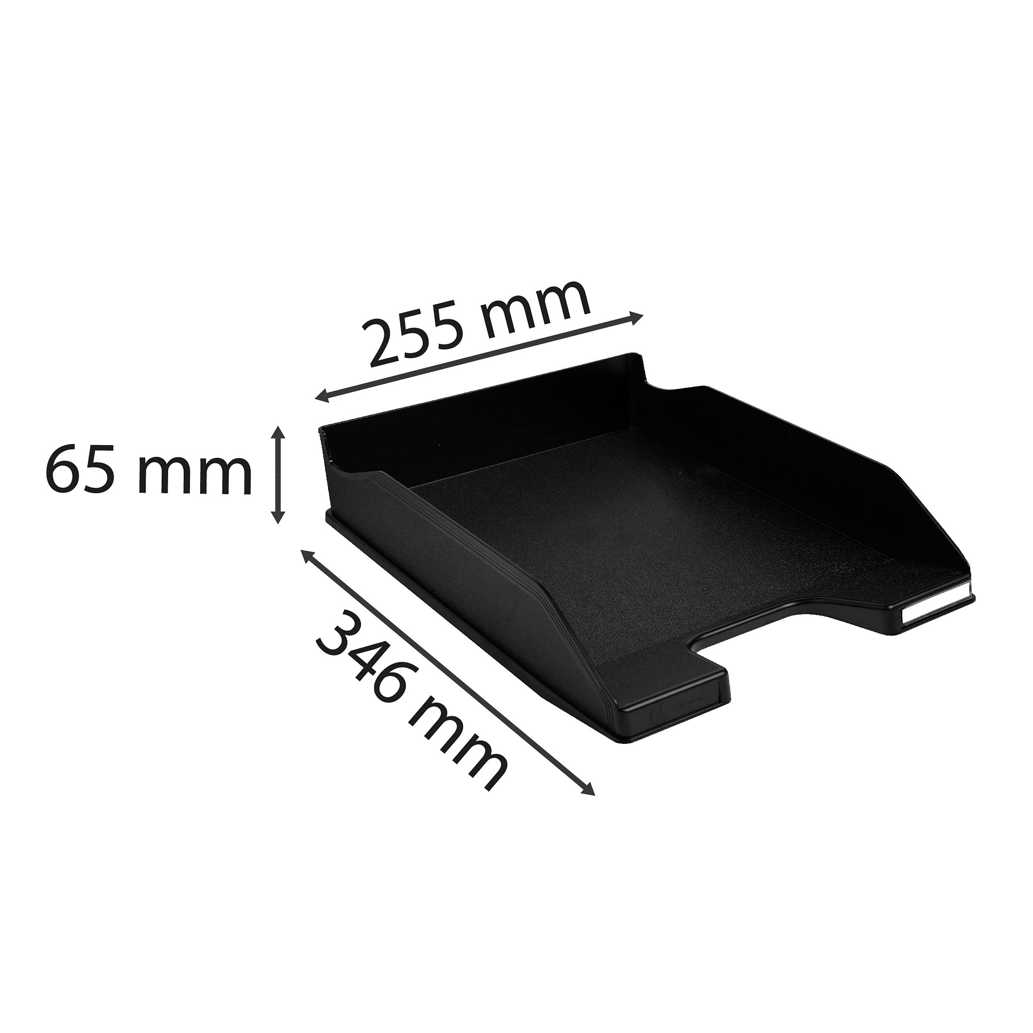 exacompta-teksto-11314d-briefablage-a4-6-st-ck-schwarz image 2
