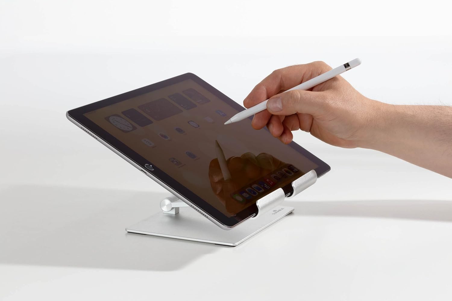 durable-tough-894023-tablet-tischst-nder-silber-faltbar image 2
