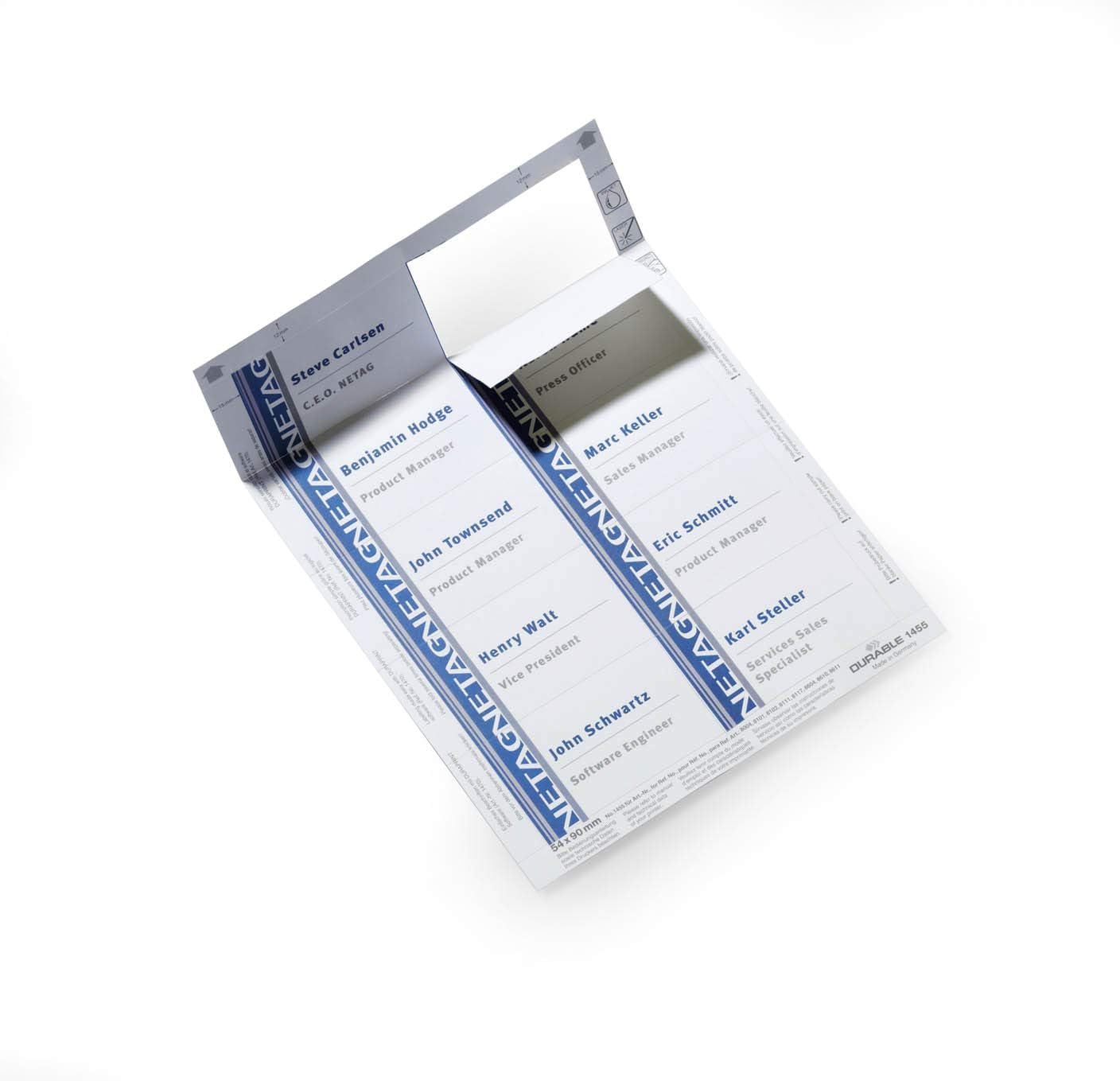 durable-euroclip-badgemaker-einsteckschilder-54x90-200-stk image 4