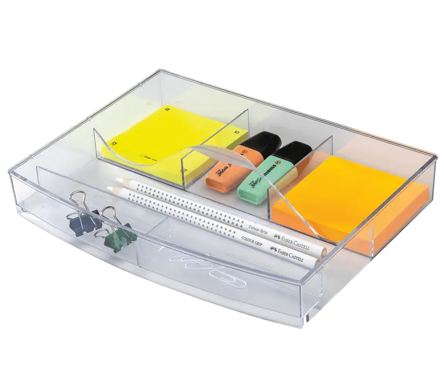 han-systembox-schubladeneinsatz-organizer-6-f-cher-mit-griff image 1
