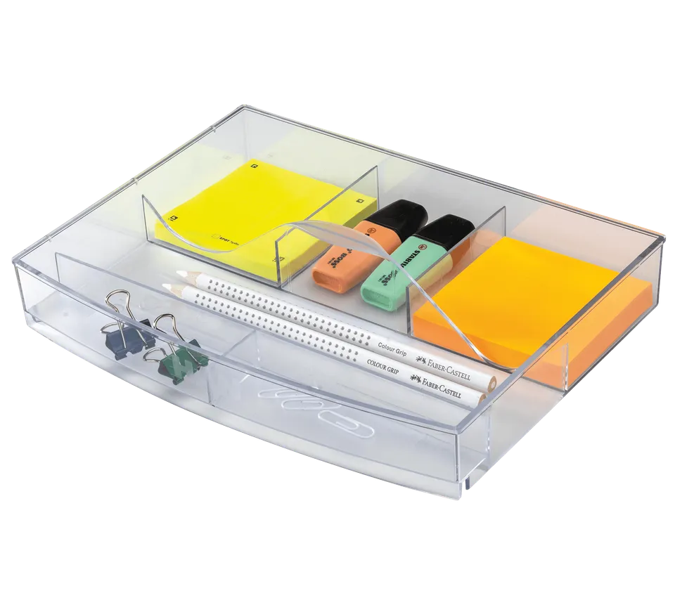 han-systembox-schubladeneinsatz-organizer-6-f-cher-mit-griff image 1