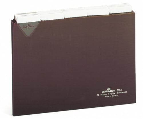 durable-duraquick-leitkarte-a5-quer-braun-25-st-ck-315111 image 4