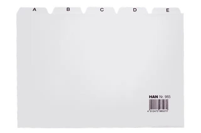 han-croco-register-a-z-din-a5-quer-25-teilig-grau-pp image 1