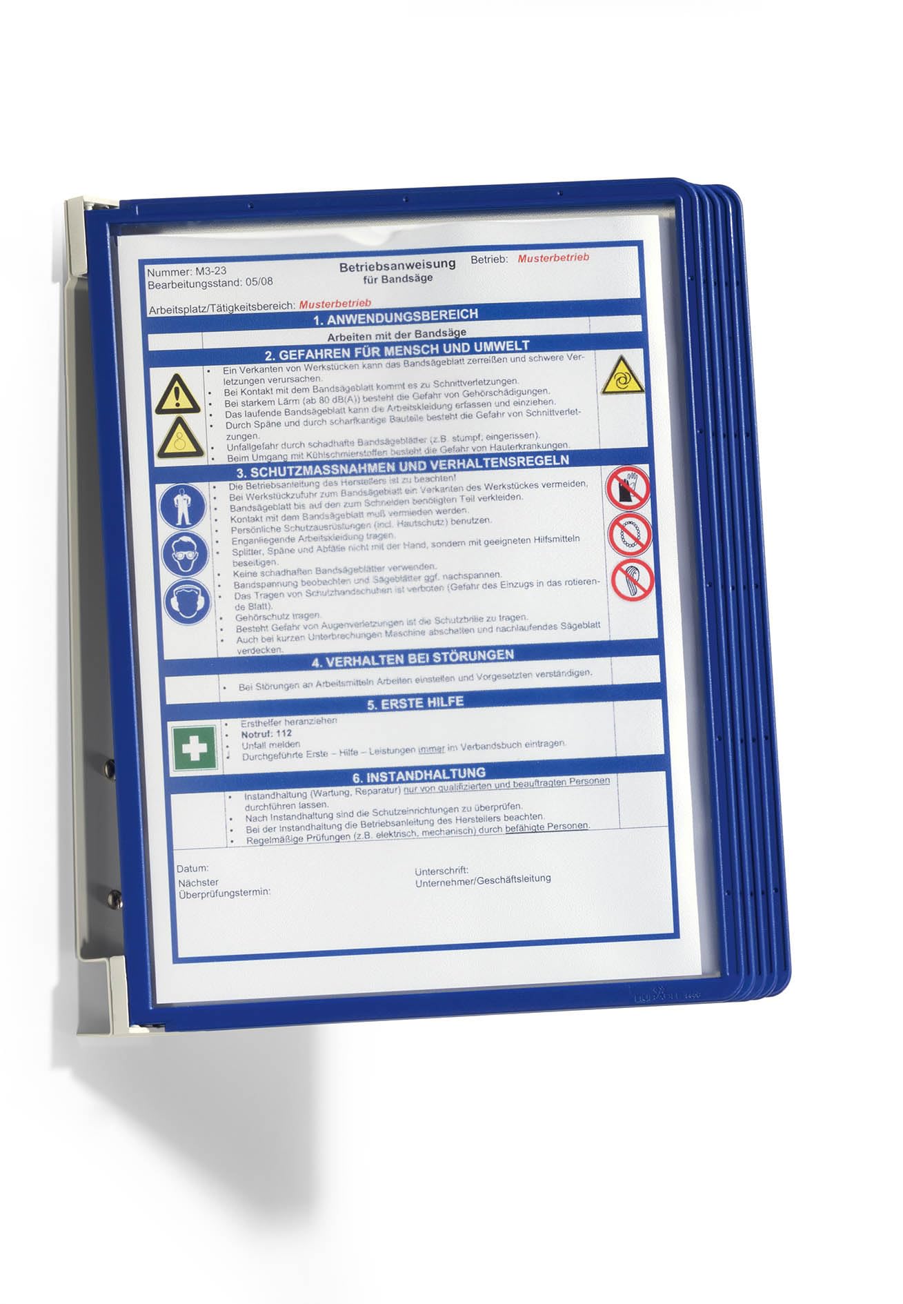 durable-vario-wall-5-sichttafelsystem-a4-rot-5-tafeln image 7