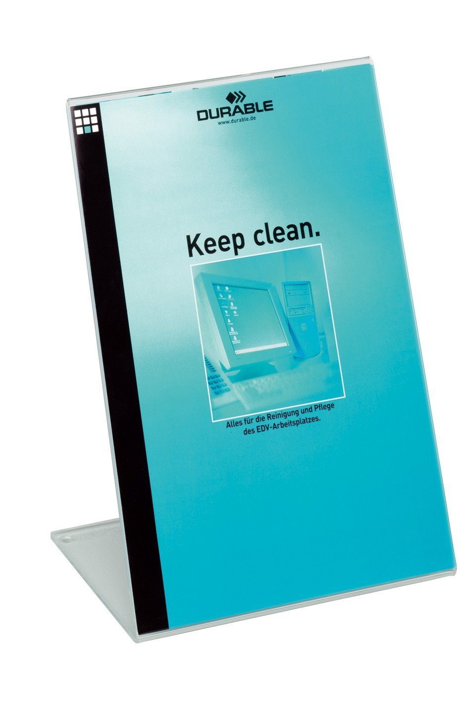 durable-crystal-sign-859619-tischaufsteller-a4-acryl-transparent image 5