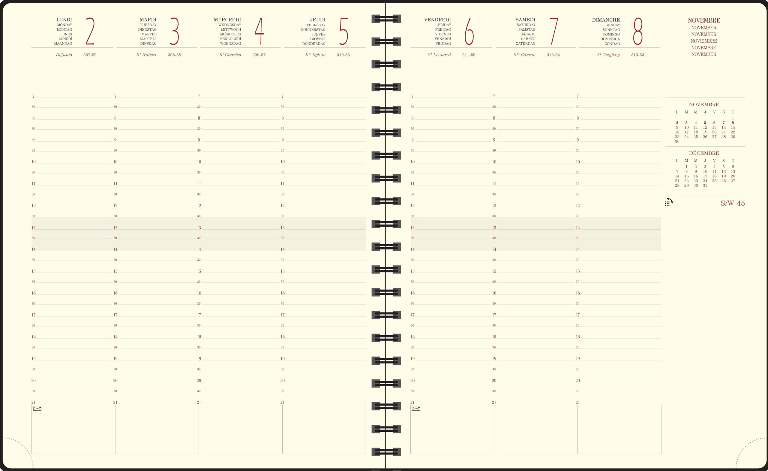 exacompta-forever-222228e-wochenkalender-grau-18-5x22-5-cm image 6