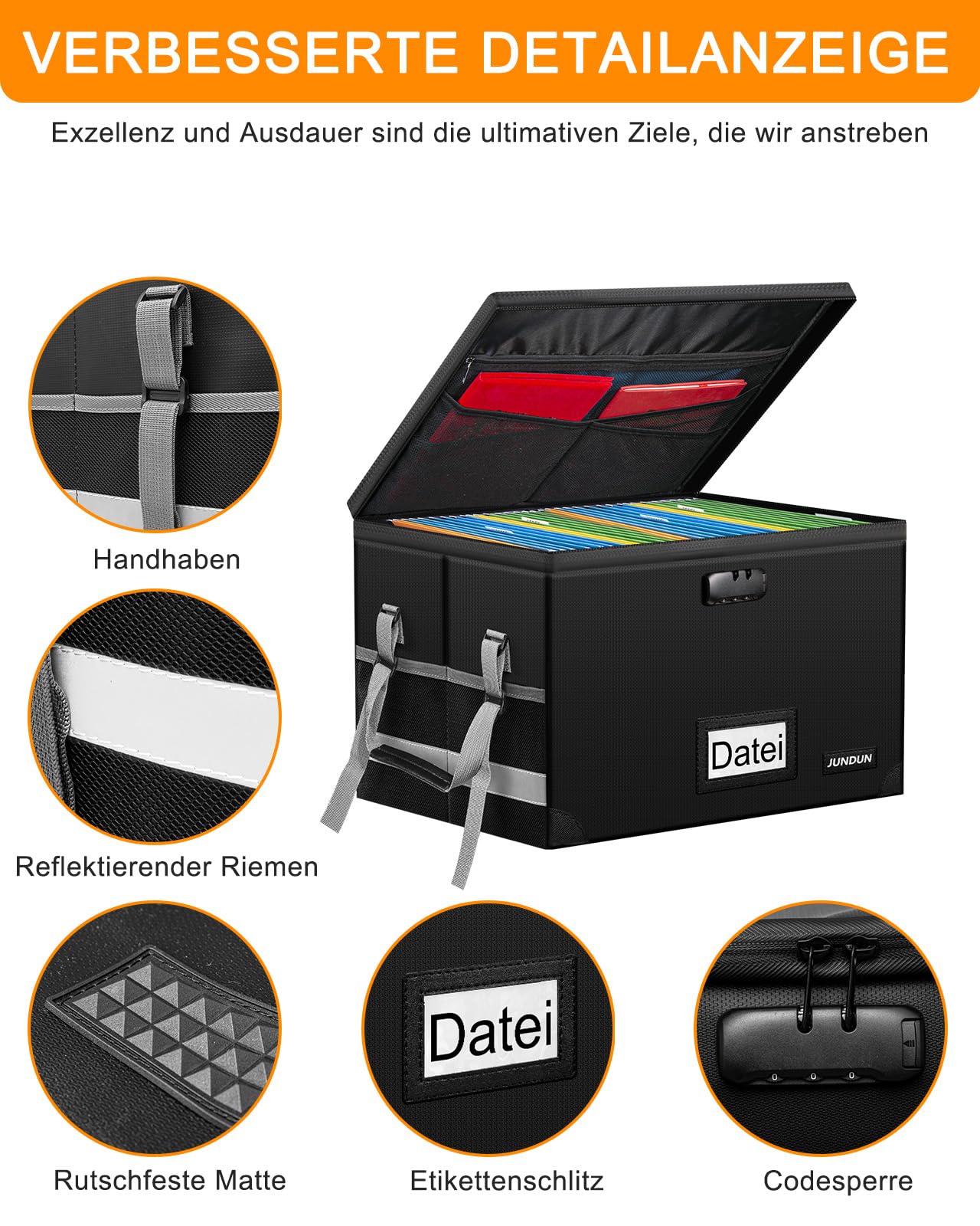 jundun-fireproof-document-box-dokumentenbox-faltbar-schloss image 3