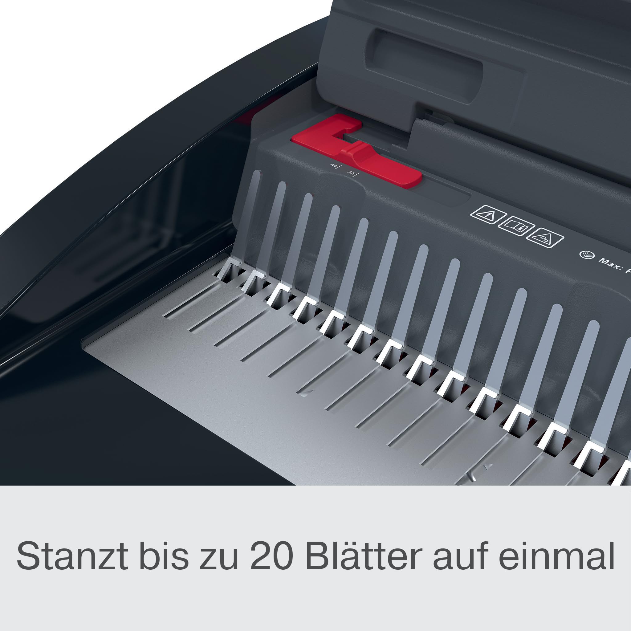 gbc-combbind-cb20-bindeger-t-manuell-240-seiten-a4-schwarz-silber image 5