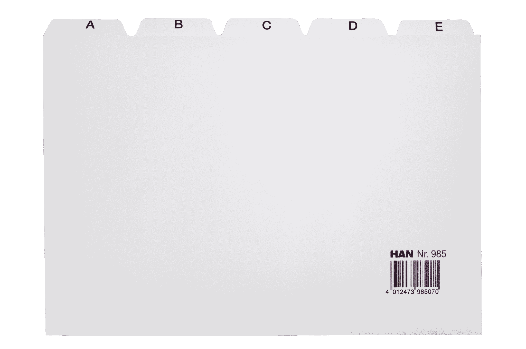 han-croco-register-a-z-din-a5-quer-25-teilig-grau-pp image 1