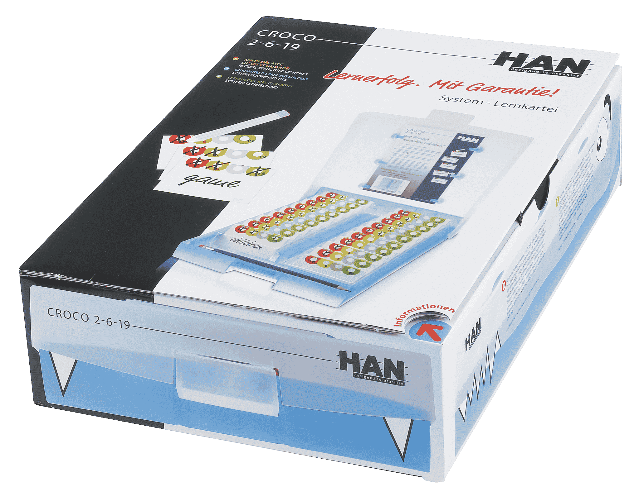 han-croco-lernsystem-2-6-19-din-a8-quer-2000-karten-box image 1
