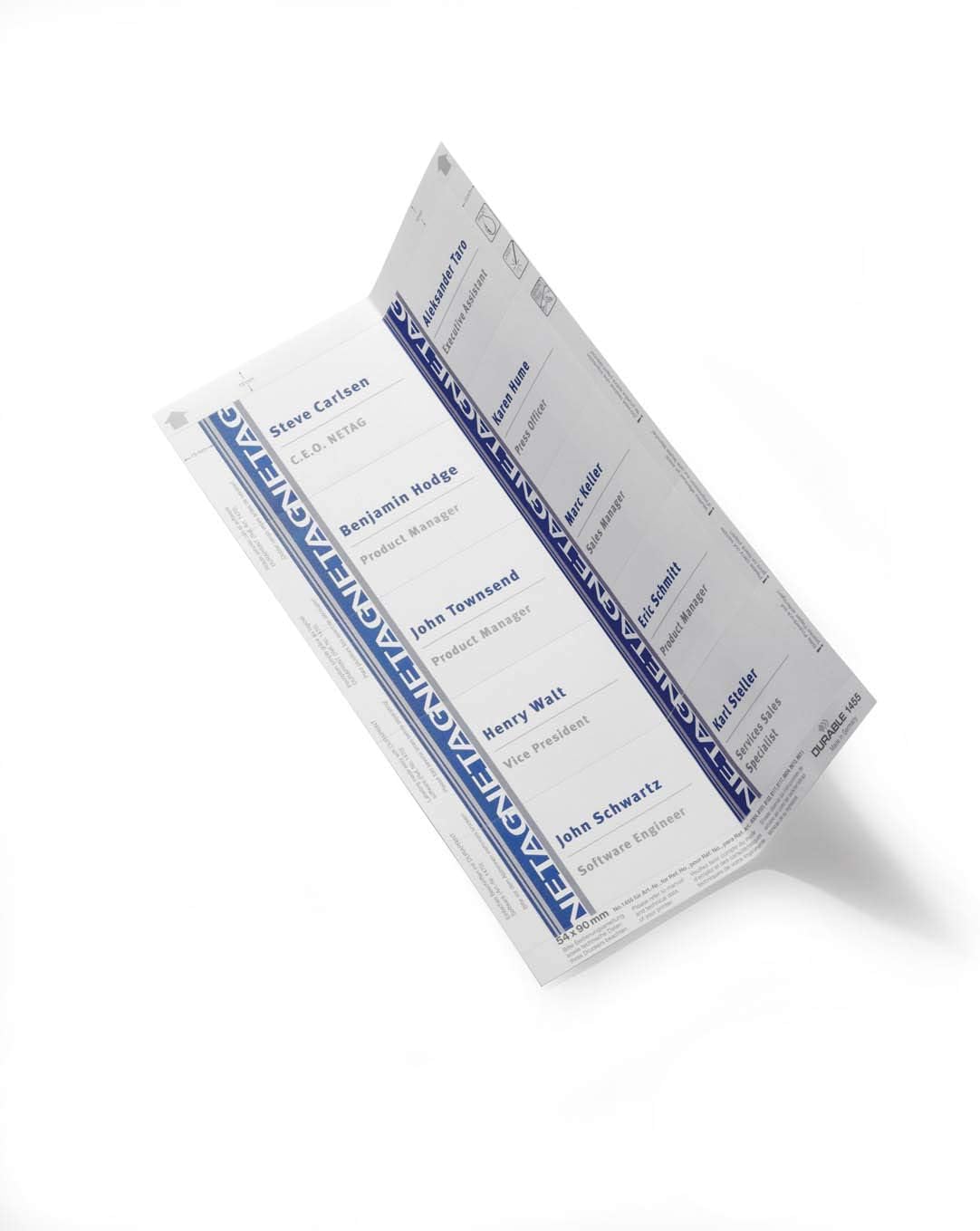 durable-euroclip-badgemaker-einsteckschilder-54x90-200-stk image 3