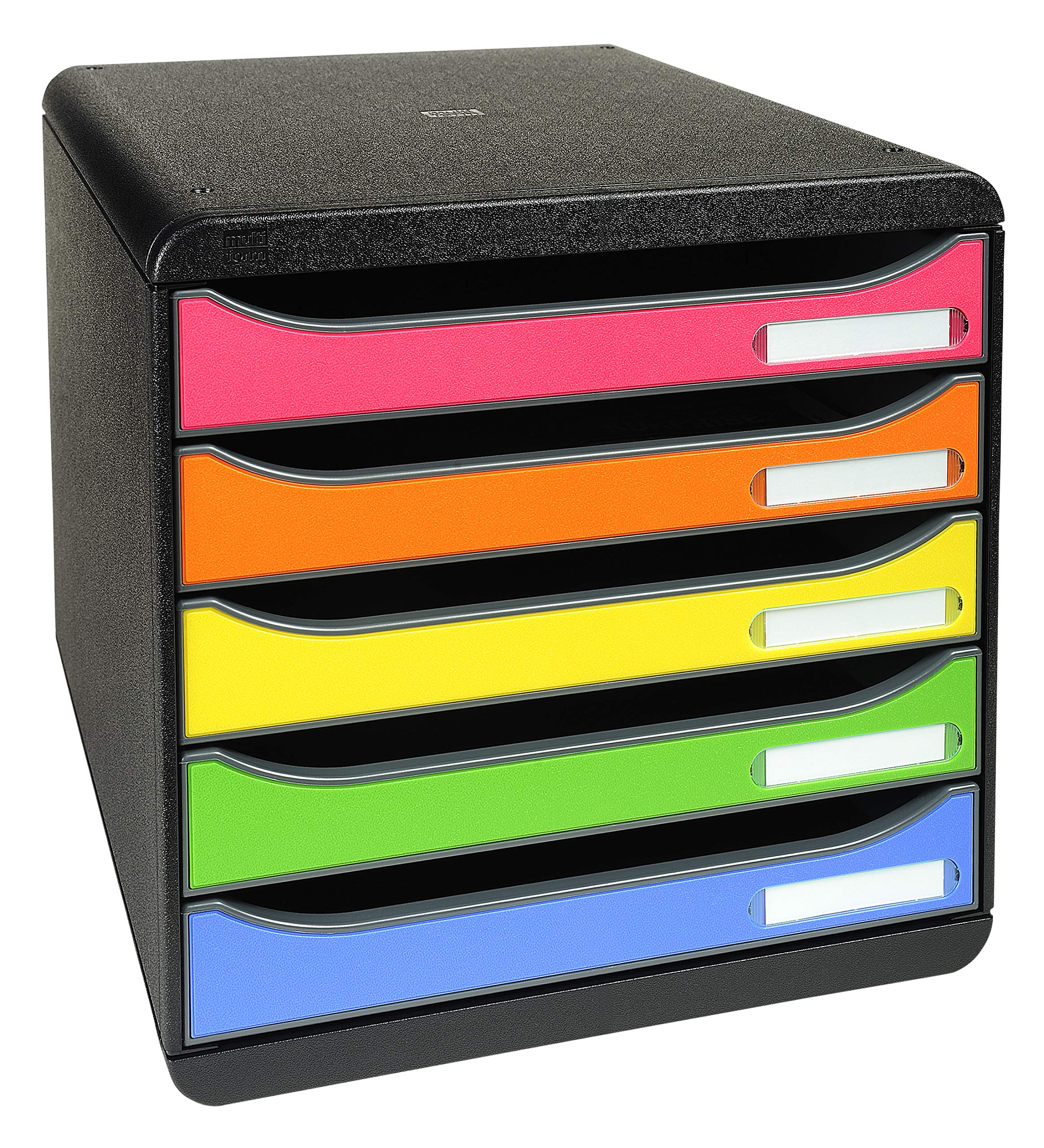 exacompta-big-box-309798d-schubladenbox-5-schubladen-bunt image 1