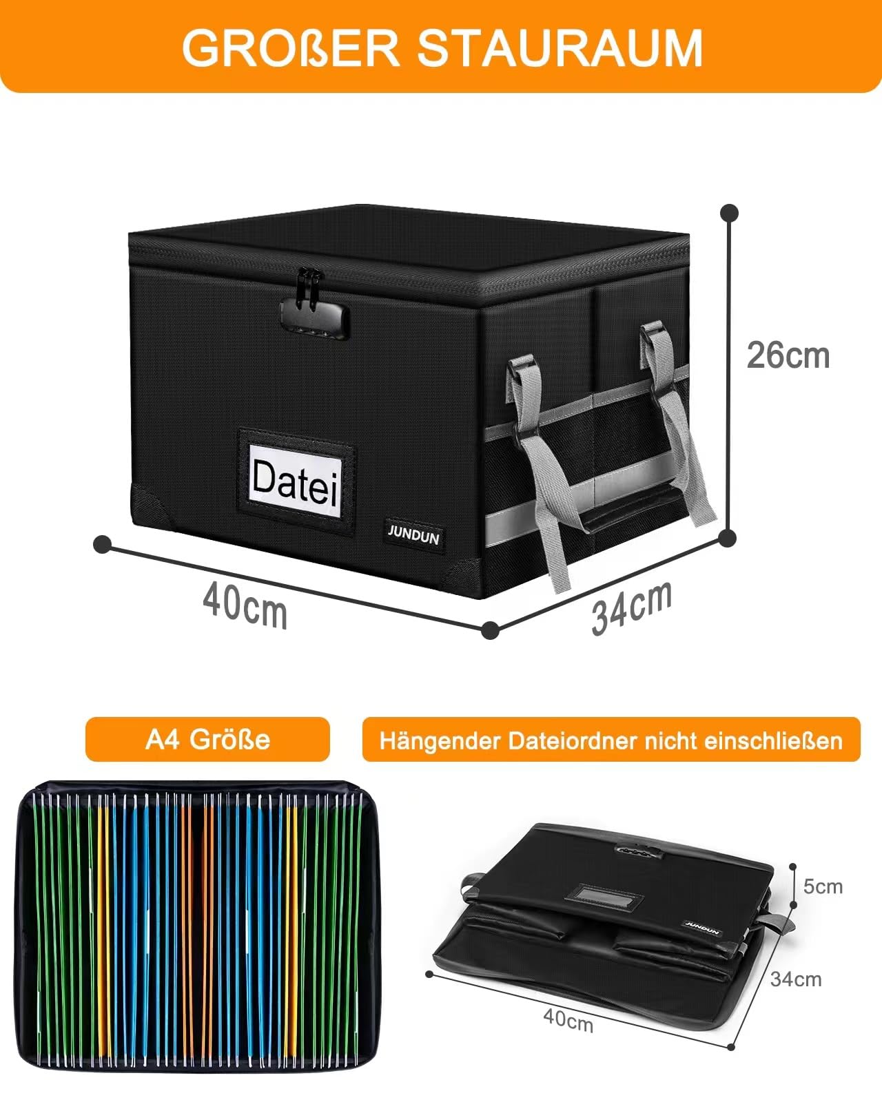 jundun-fireproof-document-box-dokumentenbox-faltbar-schloss image 6