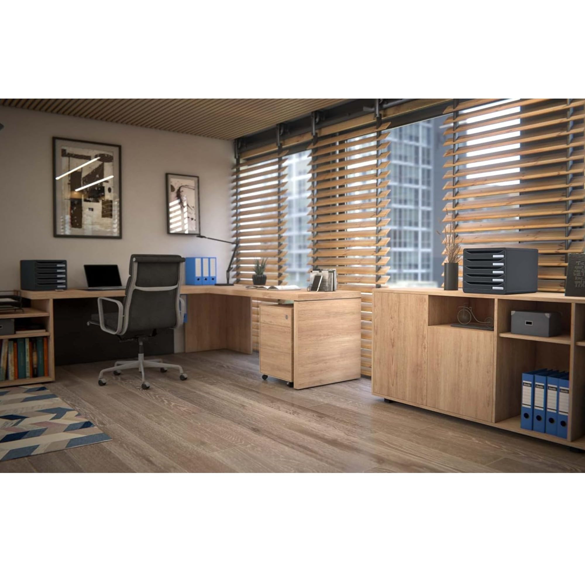 exacompta-big-box-309714d-ablagebox-5-schubladen-schwarz image 8