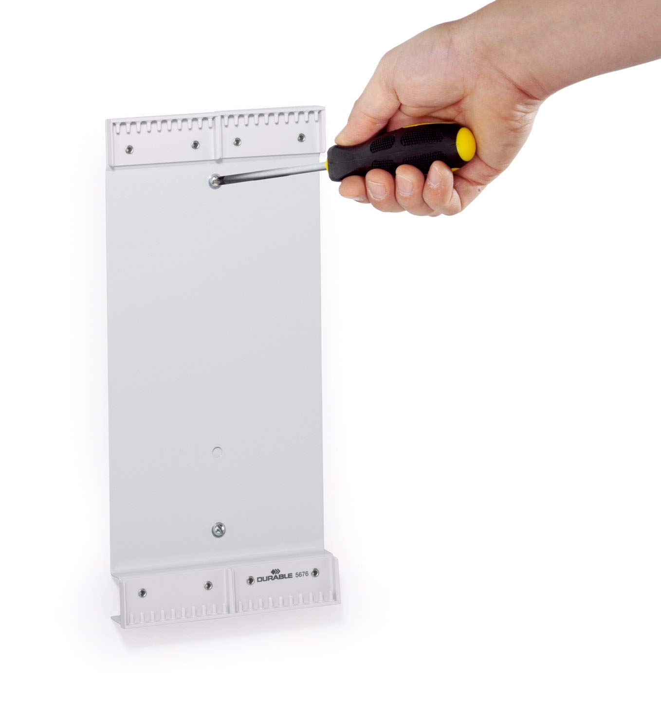 durable-function-567610-sichttafelwandhalter-grau-f-r-20-tafeln image 2