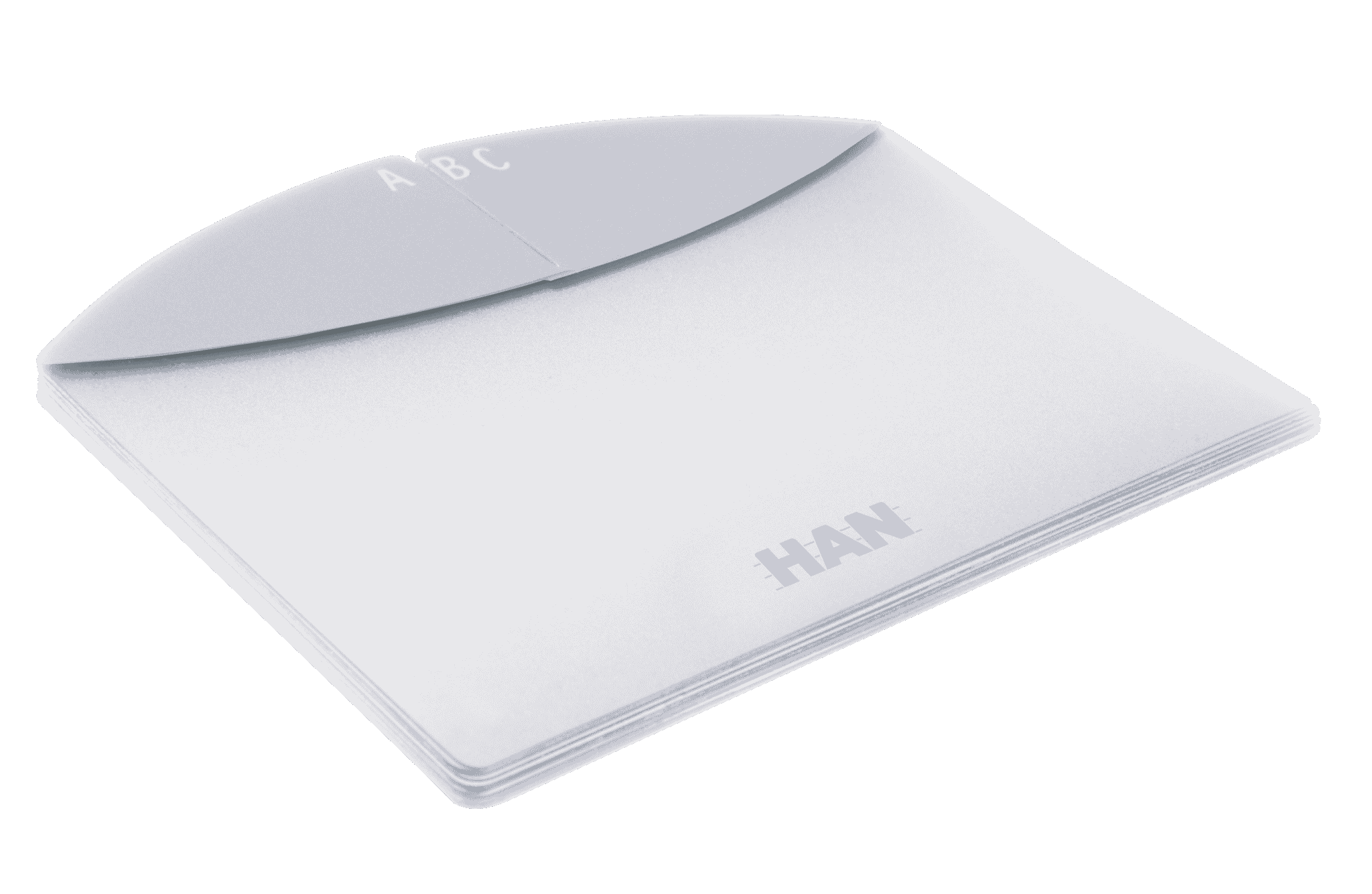 han-croco-register-a-z-kartenregister-din-a8-quer-transluzent image 1