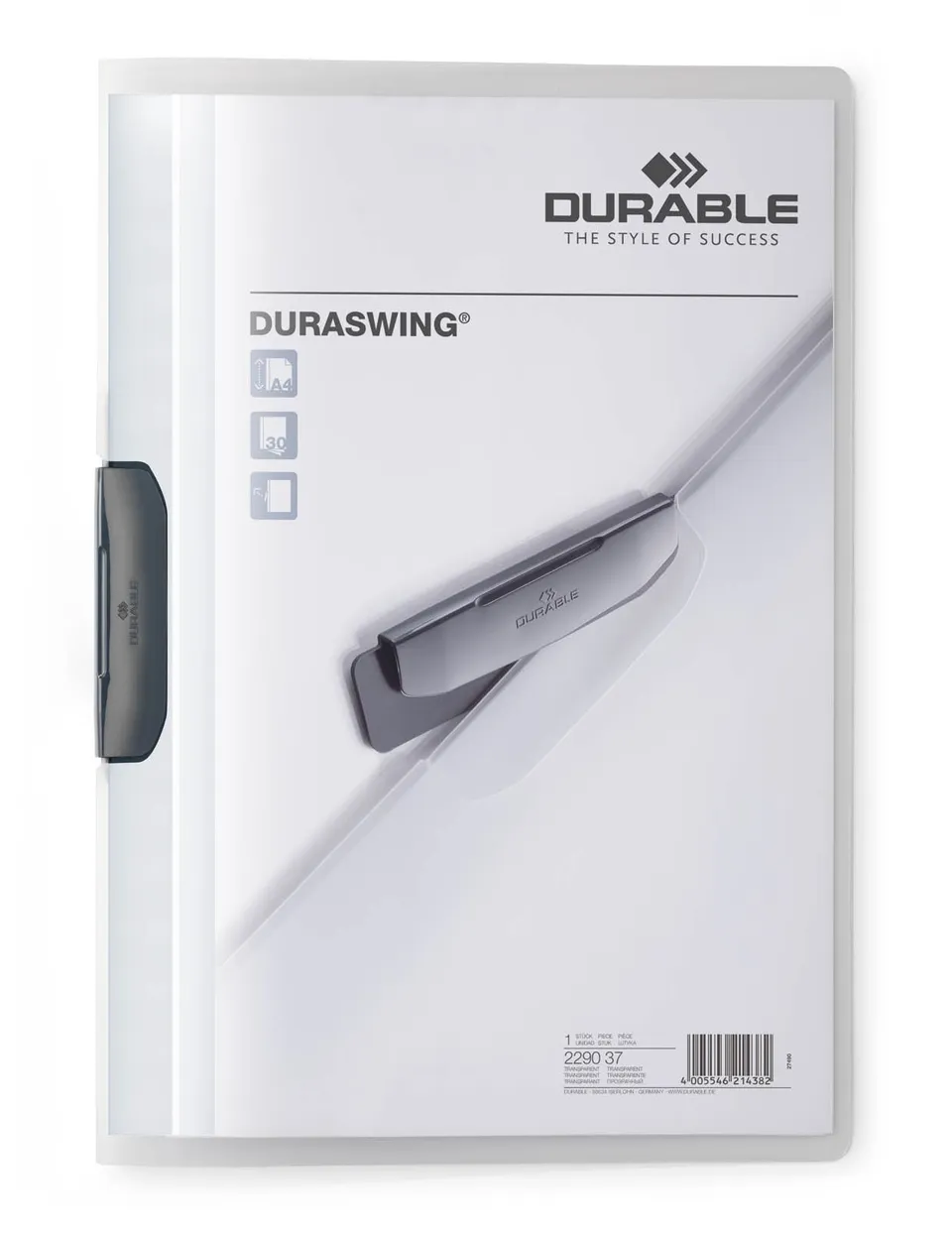 durable-duraswing-klemm-mappe-a4-transparent-5-st-ck image 1