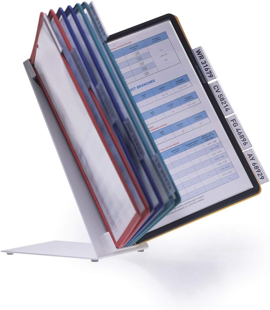 durable-vario-table-10-sichttafelsystem-a4-grau-mehrfarbig image 1