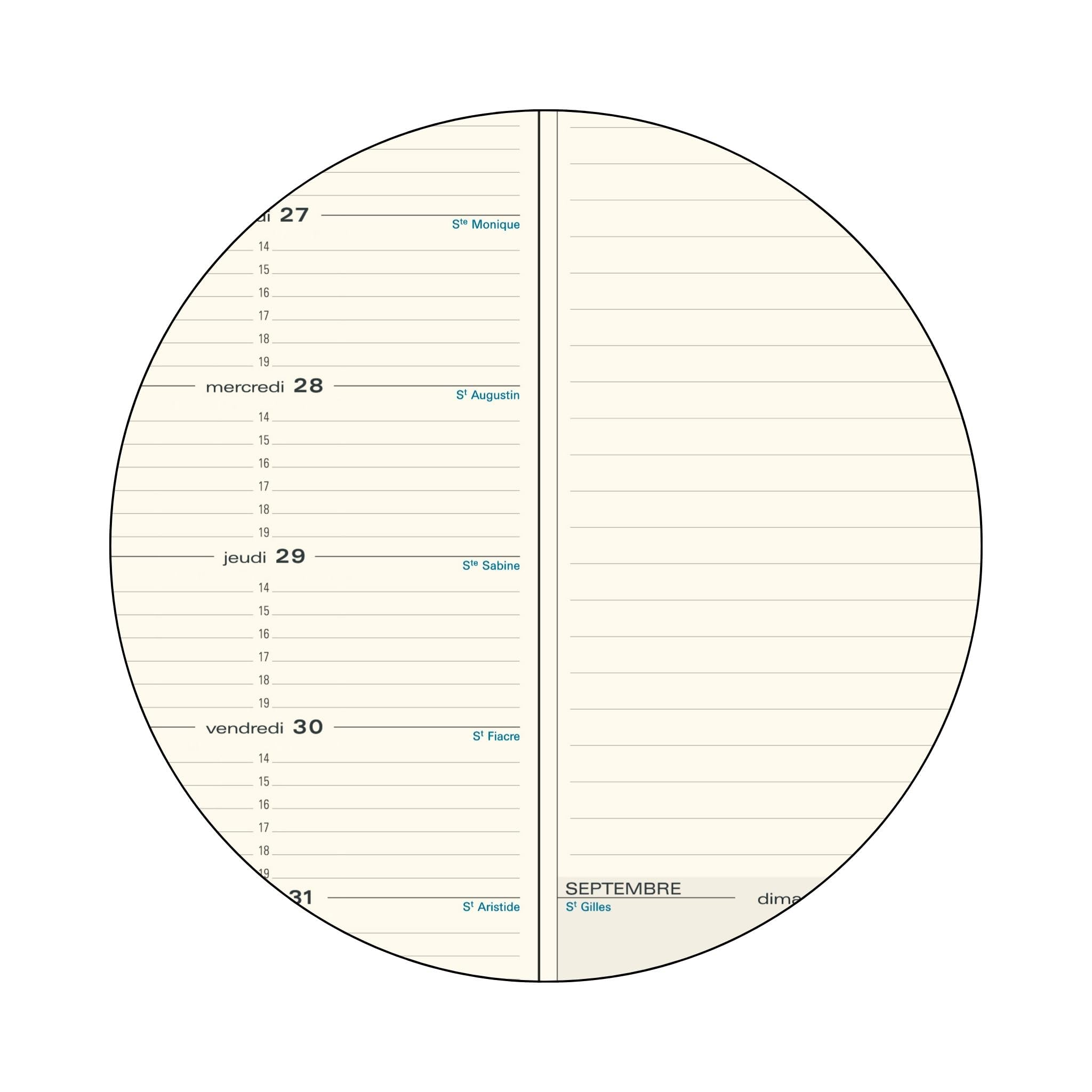 exacompta-espace-17-taschenkalender-9x17-5-schwarz-woche-seite image 3