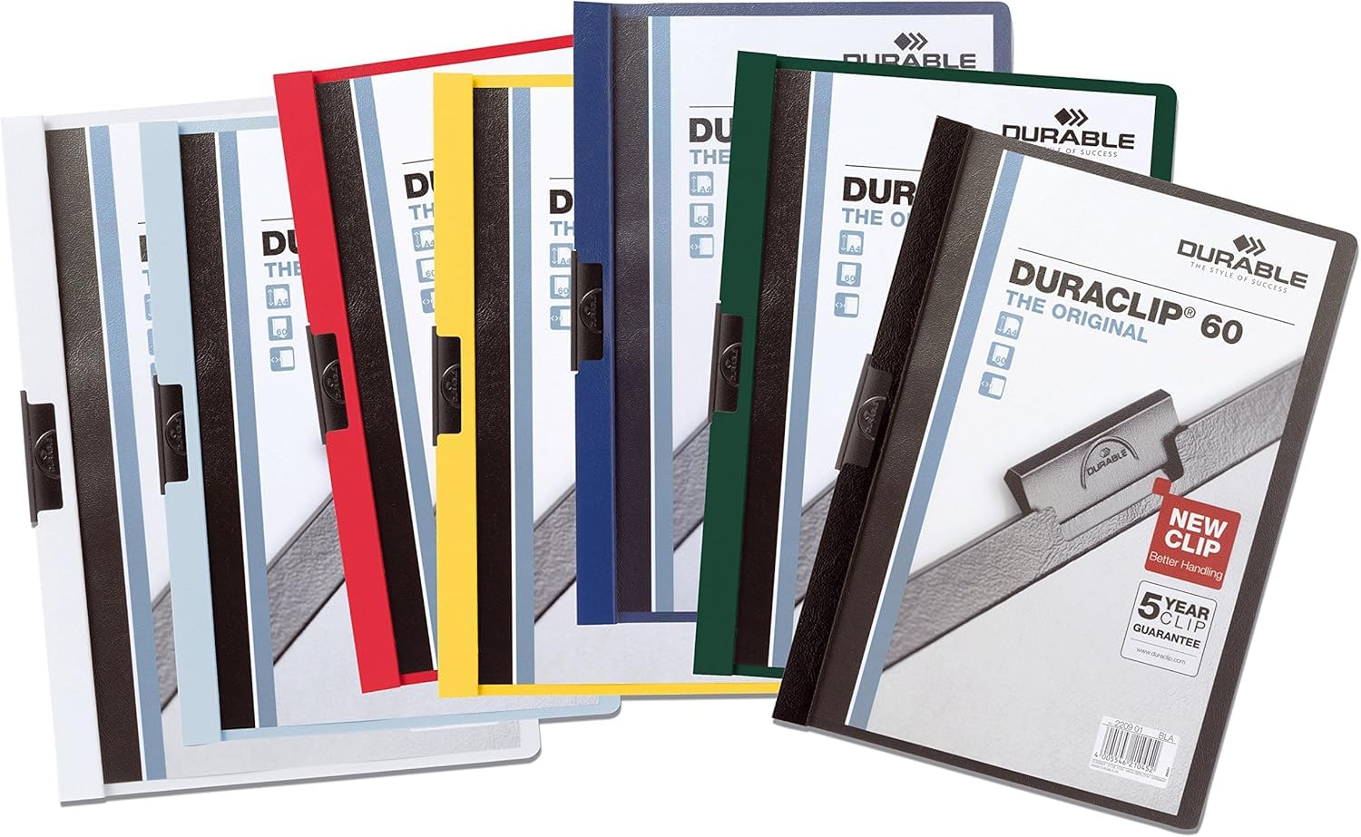 durable-duraclip-60-klemmmappe-a4-dunkelblau-5er-223807 image 5