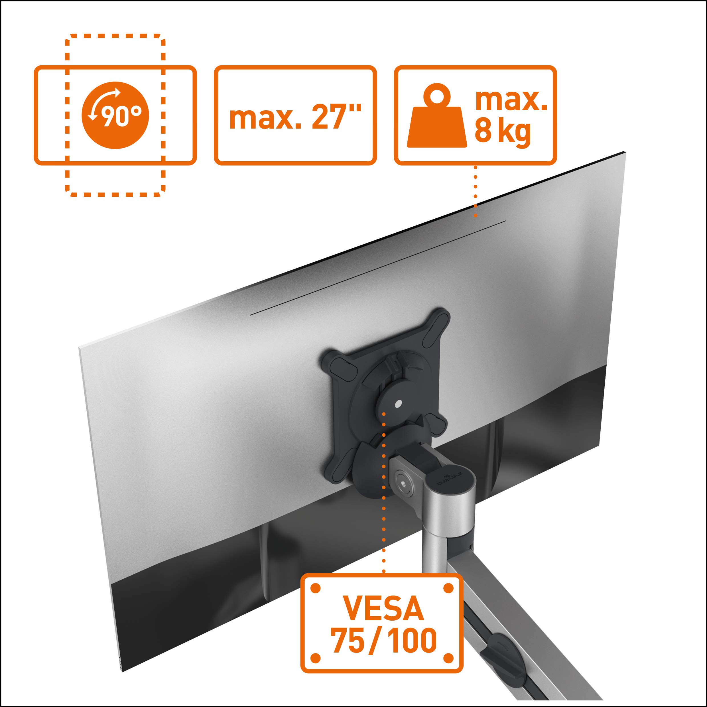 durable-tough-508823-monitor-tablet-tischhalter-silber image 4