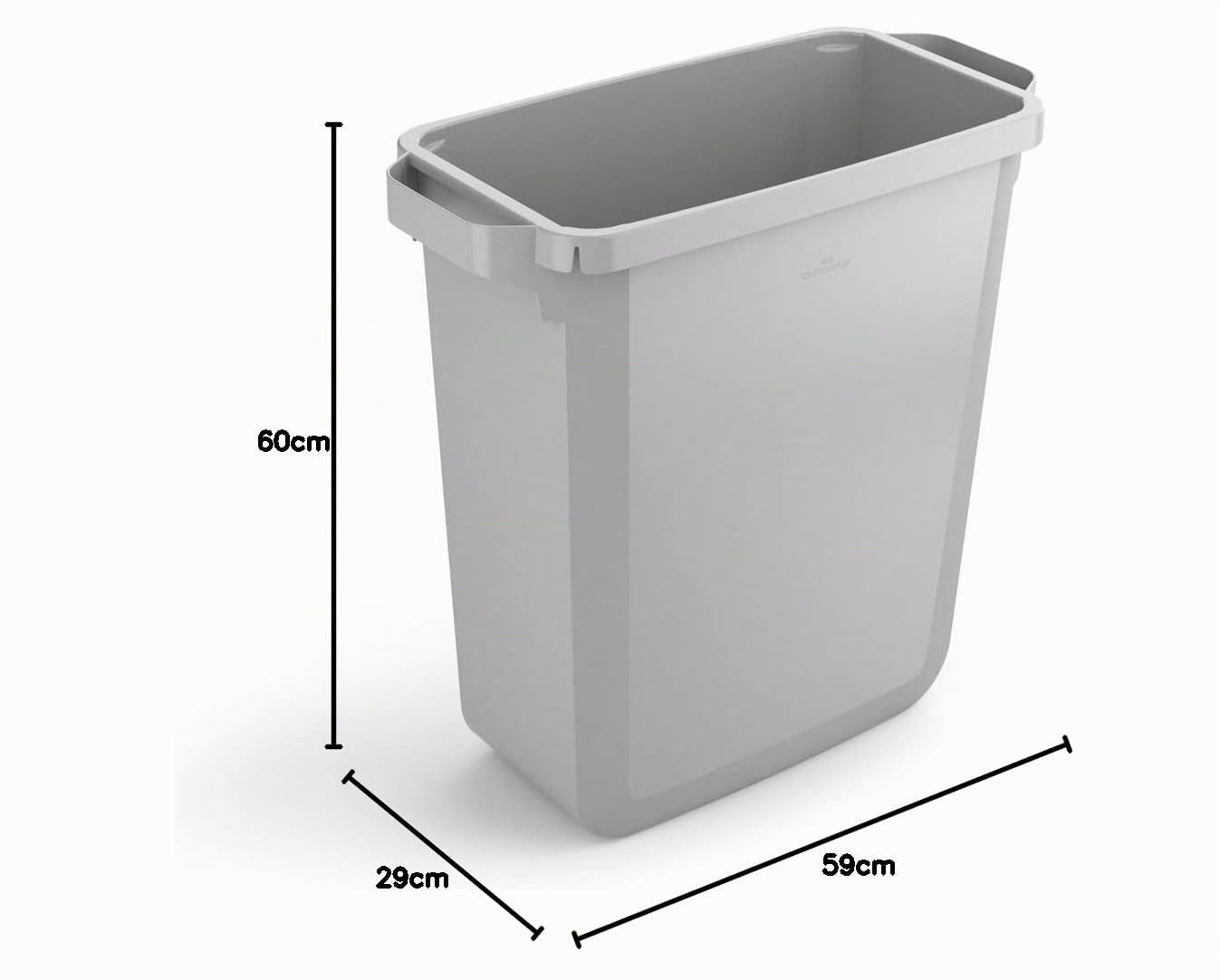 durable-durabin-eco-abfalleimer-60-liter-grau-beh-lter image 2