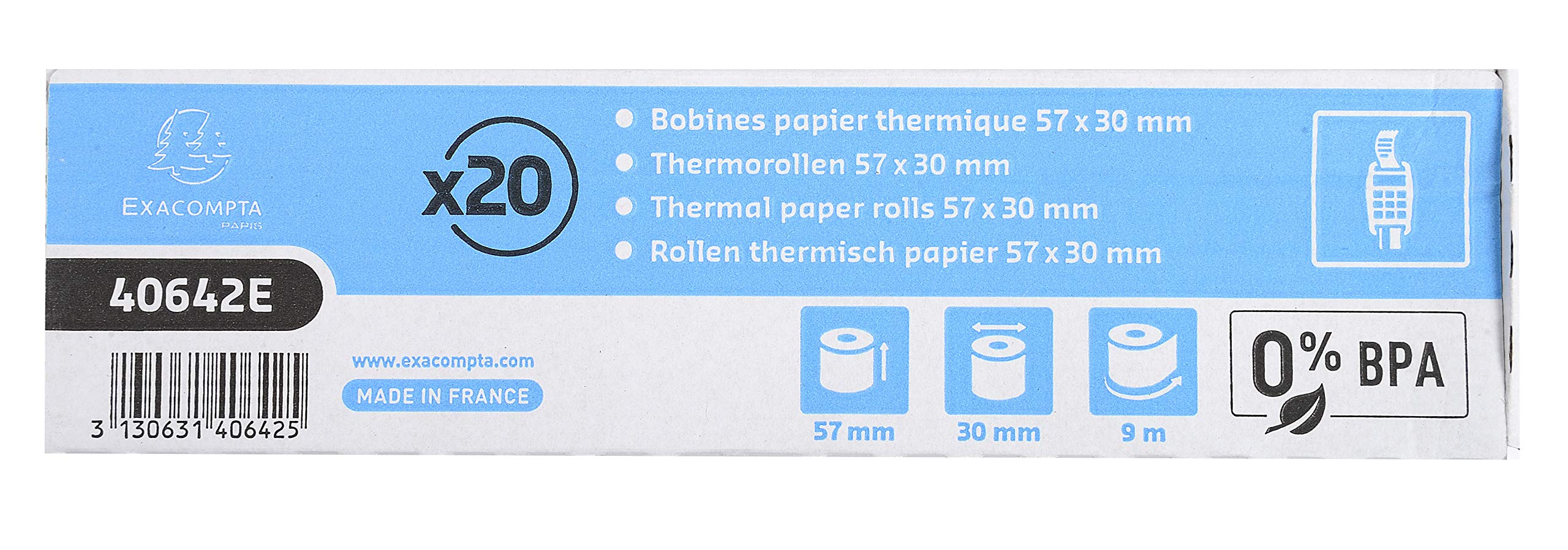 exacompta-offix-40642e-thermorollen-57mm-120-st-ck-wei-9m image 7