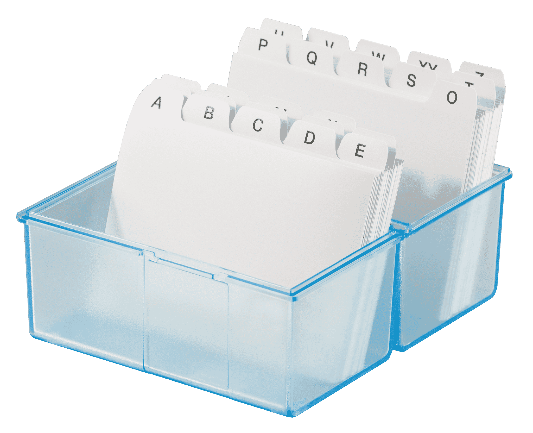 han-croco-karteibox-din-a8-quer-karteikasten-transluzent-200-karten image 1