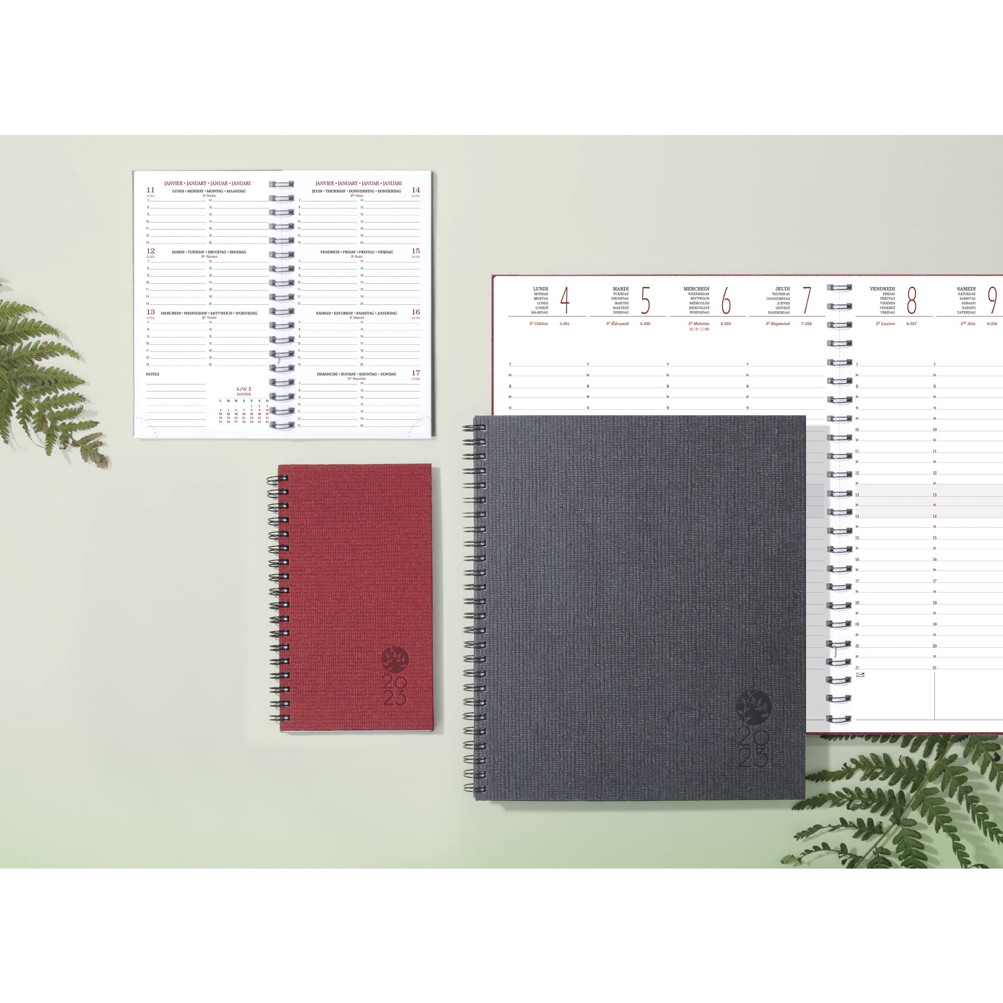 exacompta-forever-222228e-wochenkalender-grau-18-5x22-5-cm image 3