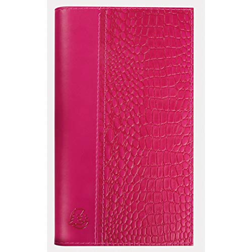 exacompta-espace-17s-wochenkalender-fuchsia-krokodilleder-optik image 4
