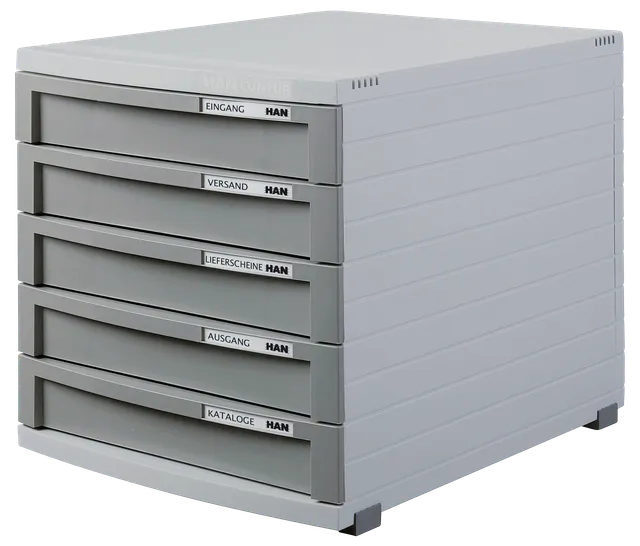 han-contur-schubladenbox-5-schubladen-din-a4 image 1