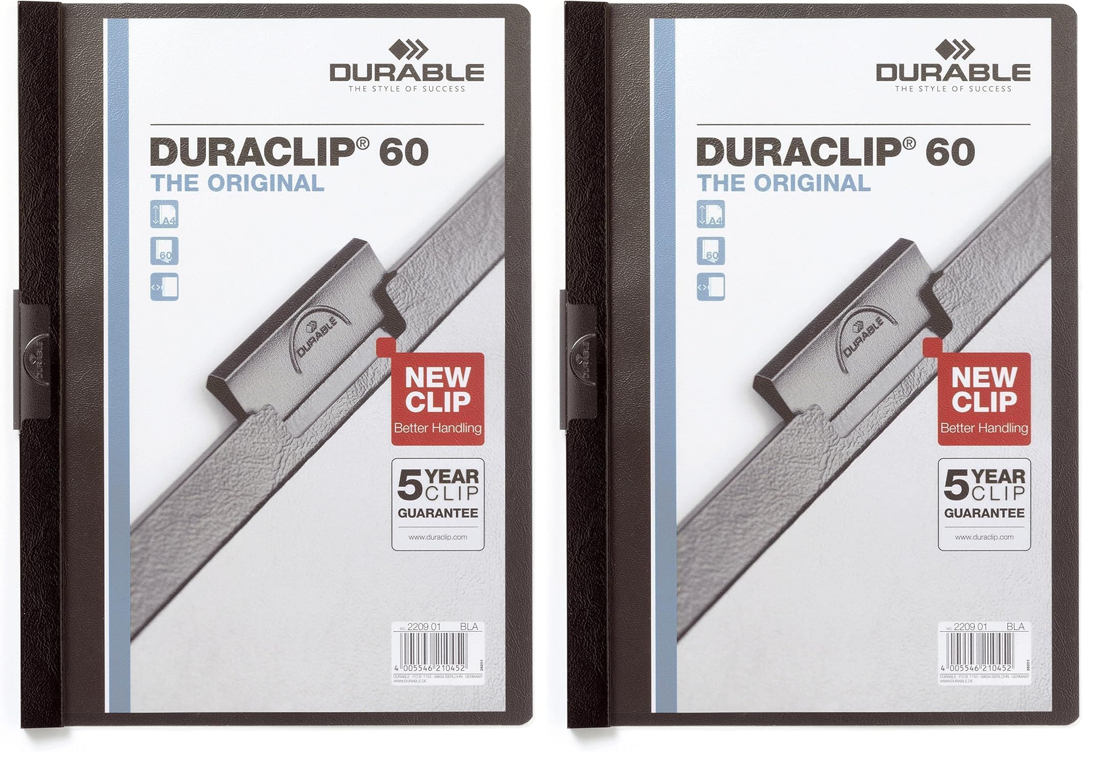 durable-duraclip-60-klemmmappe-a4-dunkelblau-5er-223807 image 7