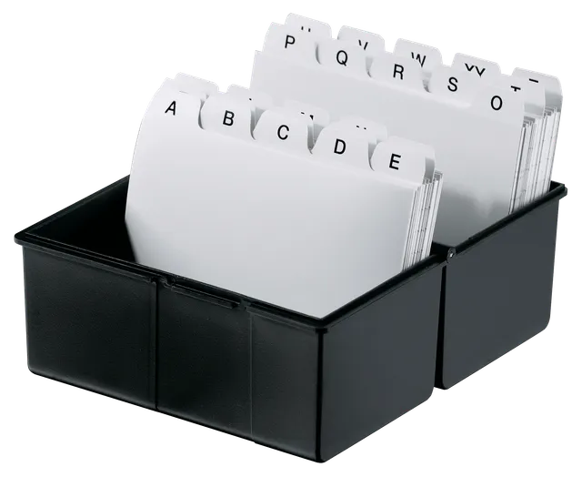 han-croco-karteibox-din-a6-quer-400-karten-mit-register image 1