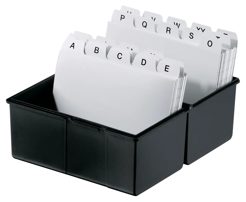 han-croco-karteibox-din-a6-quer-400-karten-mit-register image 1