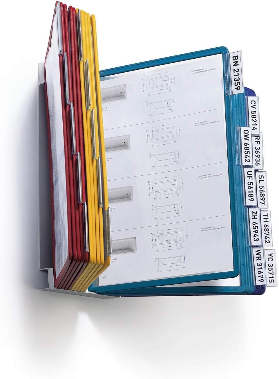 durable-vario-table-10-sichttafelsystem-a4-grau-mehrfarbig image 8