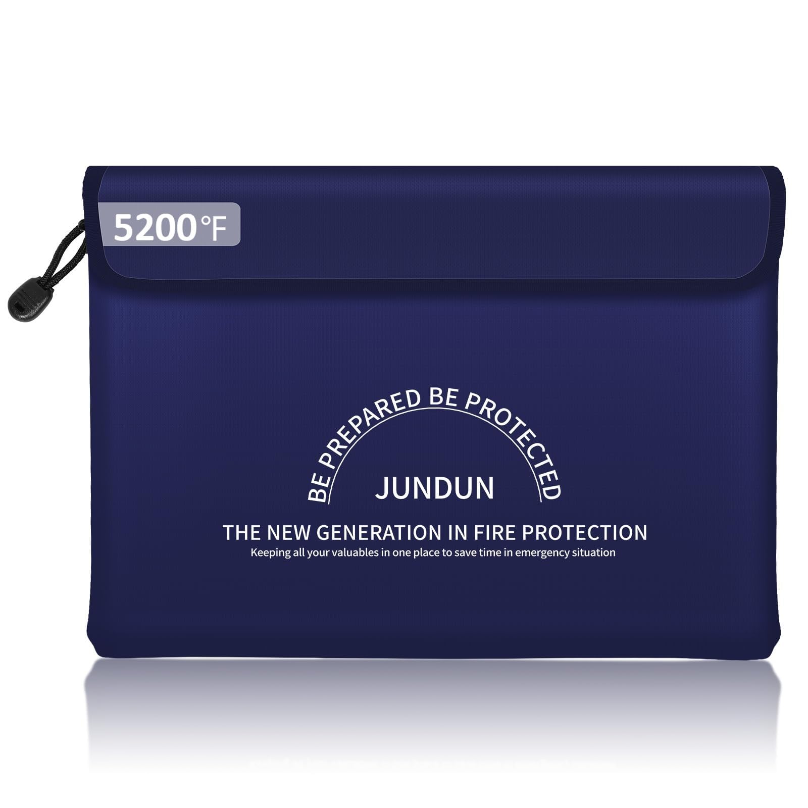 jundun-fireproof-document-bag-dokumententasche-36x26cm-schwarz image 8