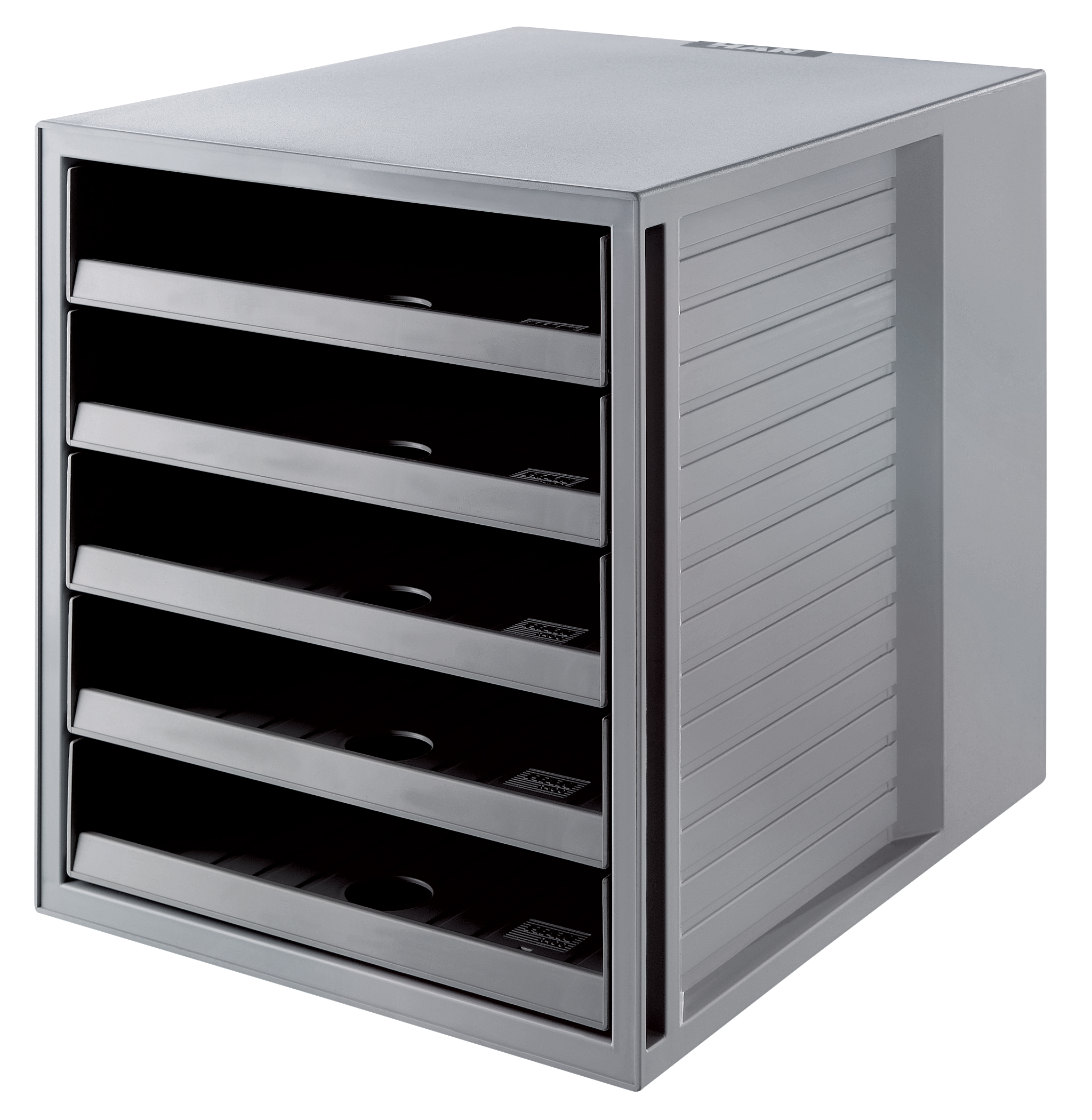 han-karma-schubladenbox-5-schubladen-a4-recycling image 1