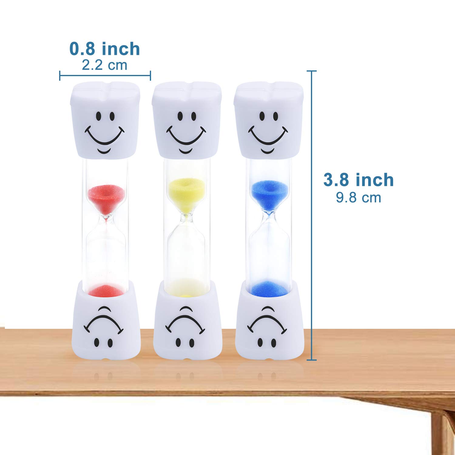jundun-sand-timer-sanduhr-2-minuten-3er-set-bunt image 5
