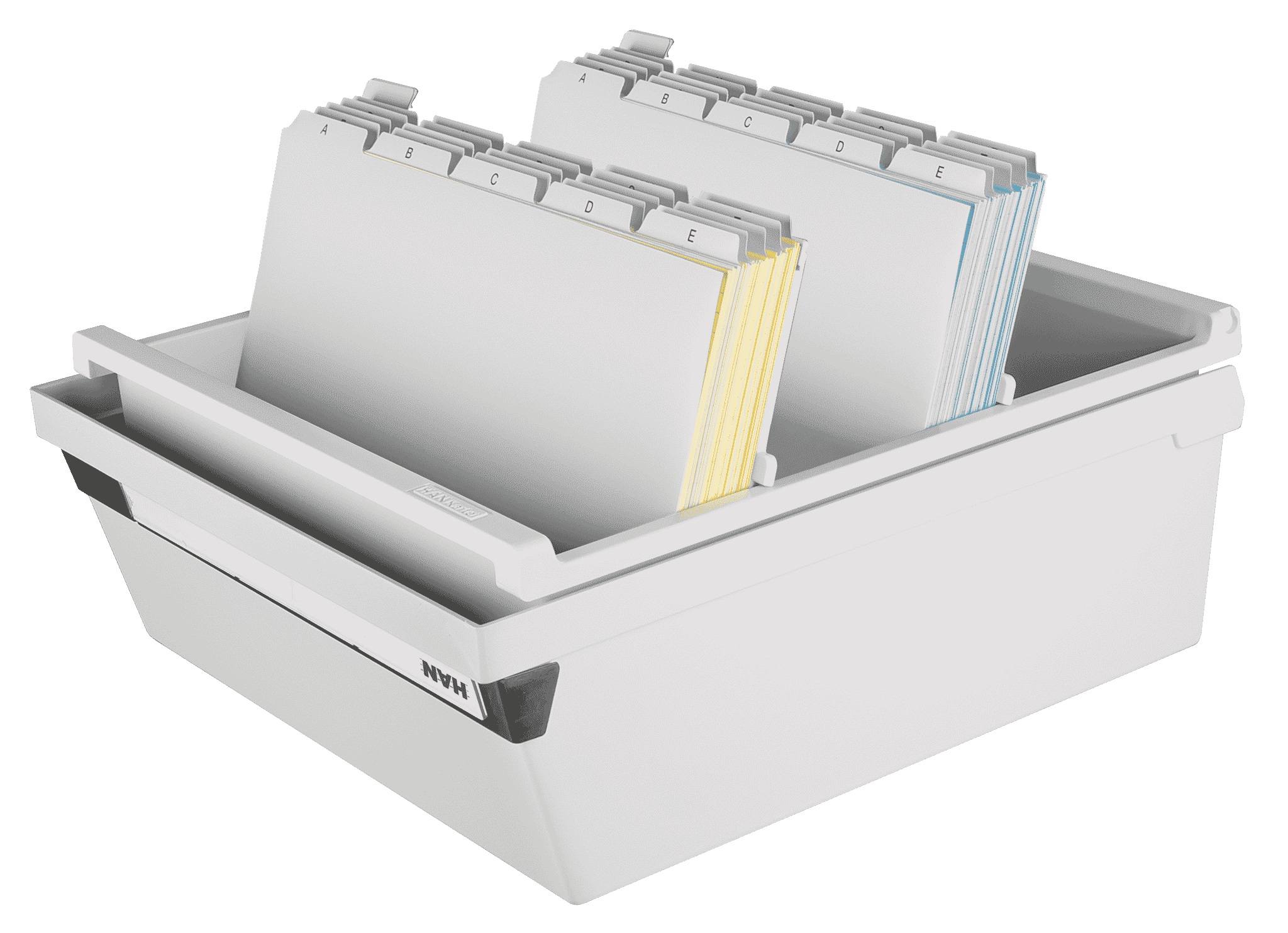 han-croco-karteikasten-din-a4-quer-lichtgrau-f-r-1300-karten image 3