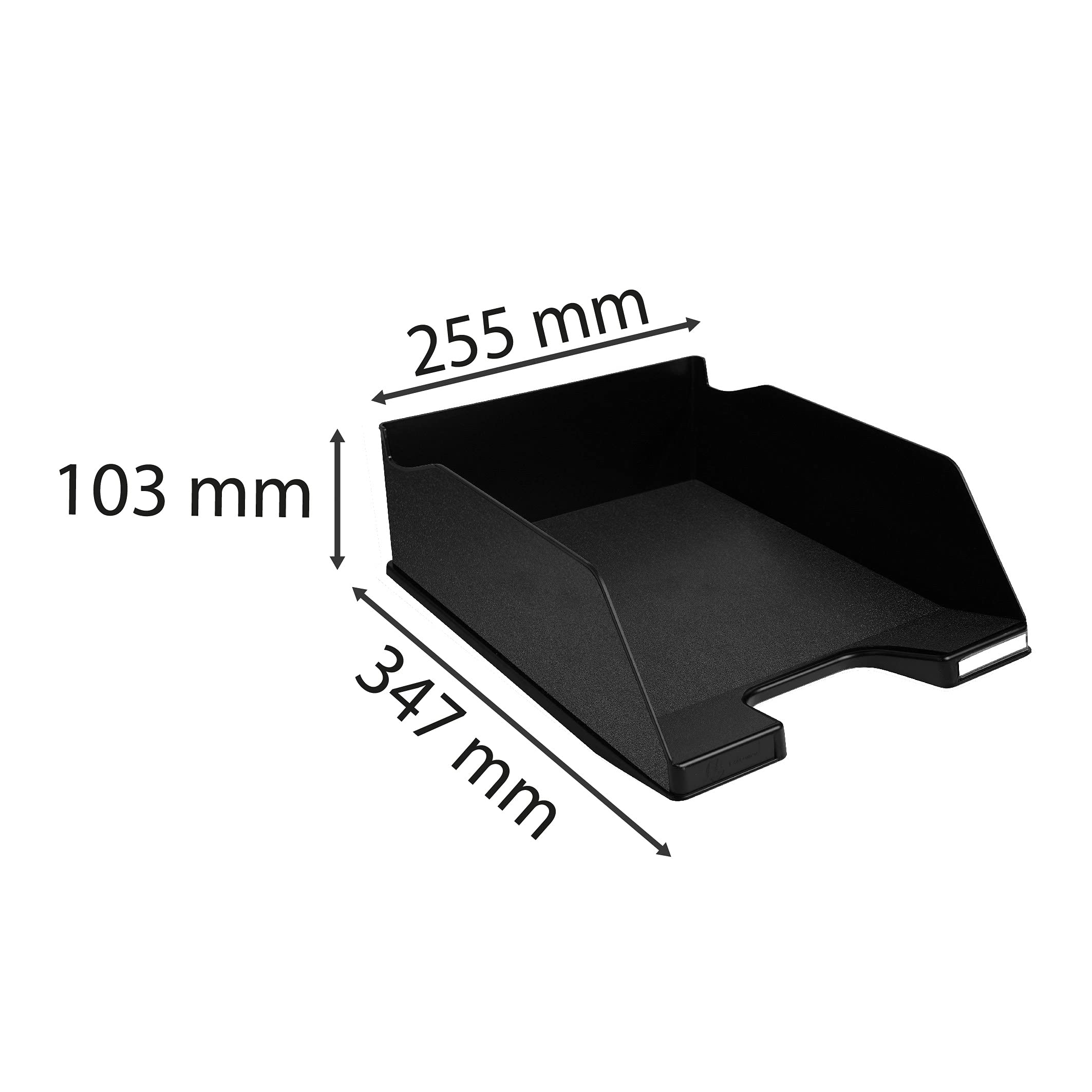 exacompta-teksto-11514d-briefablage-a4-combo-maxi-schwarz image 2