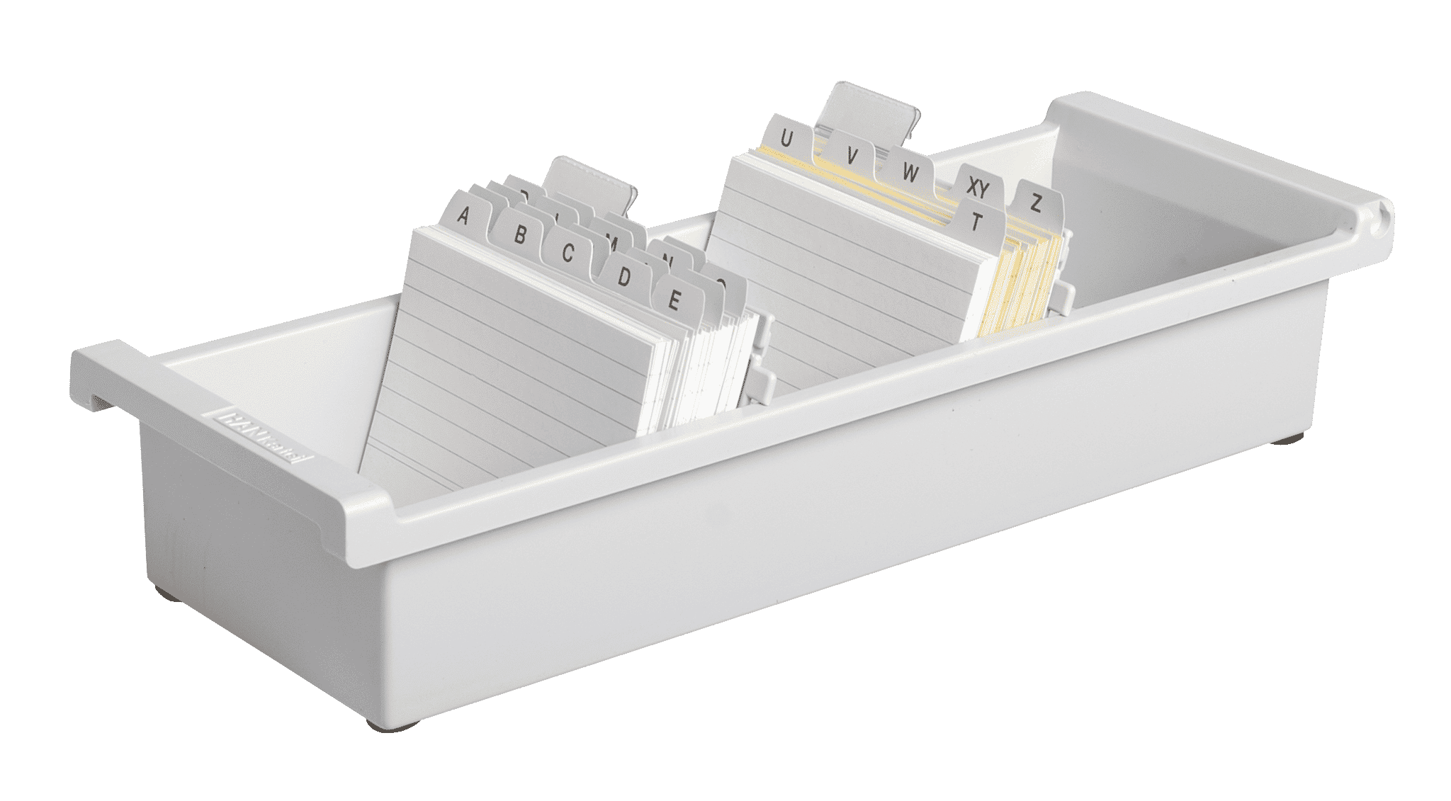 han-croco-karteitrog-din-a7-quer-1300-karten-lichtgrau image 2