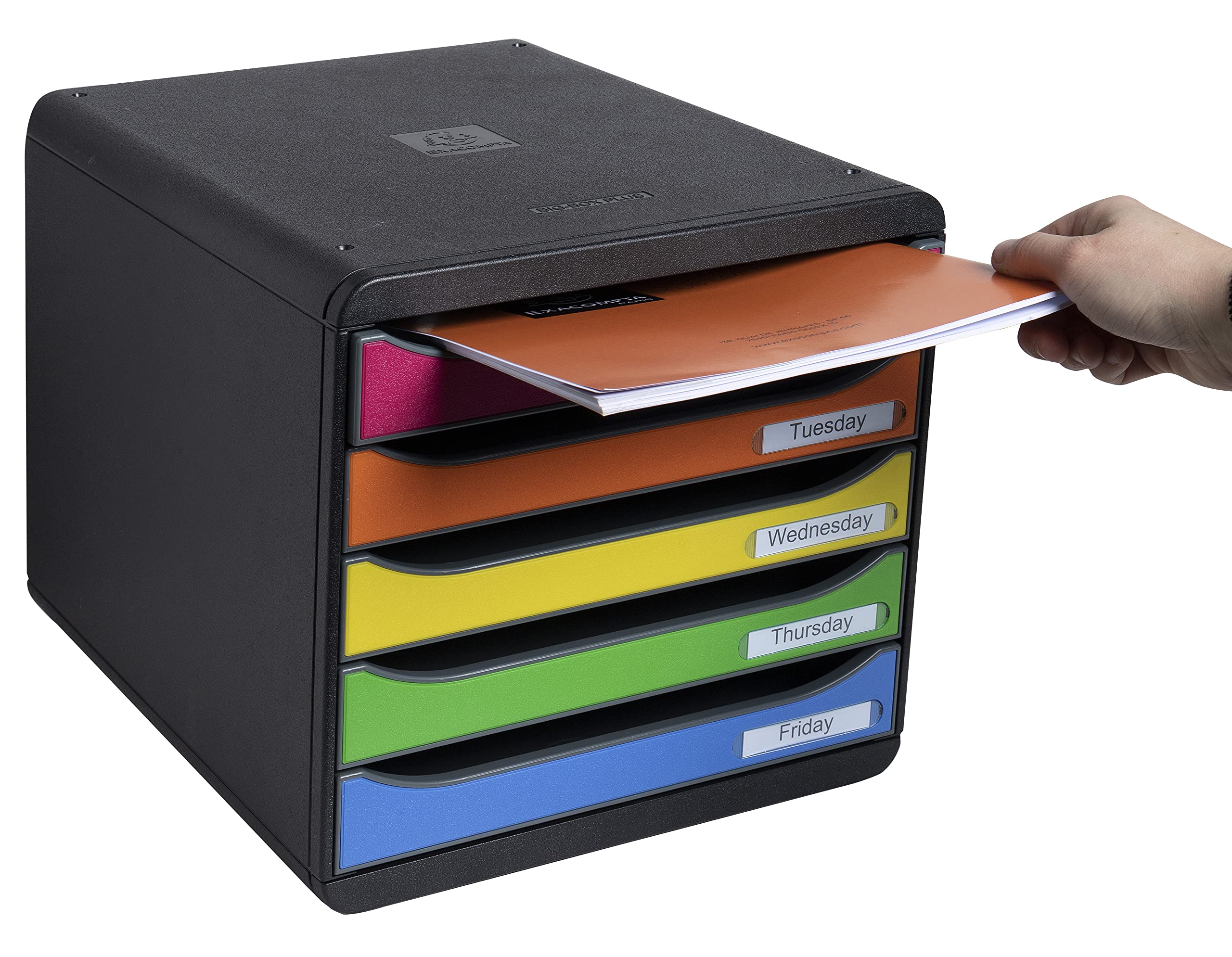 exacompta-big-box-309798d-schubladenbox-5-schubladen-bunt image 7