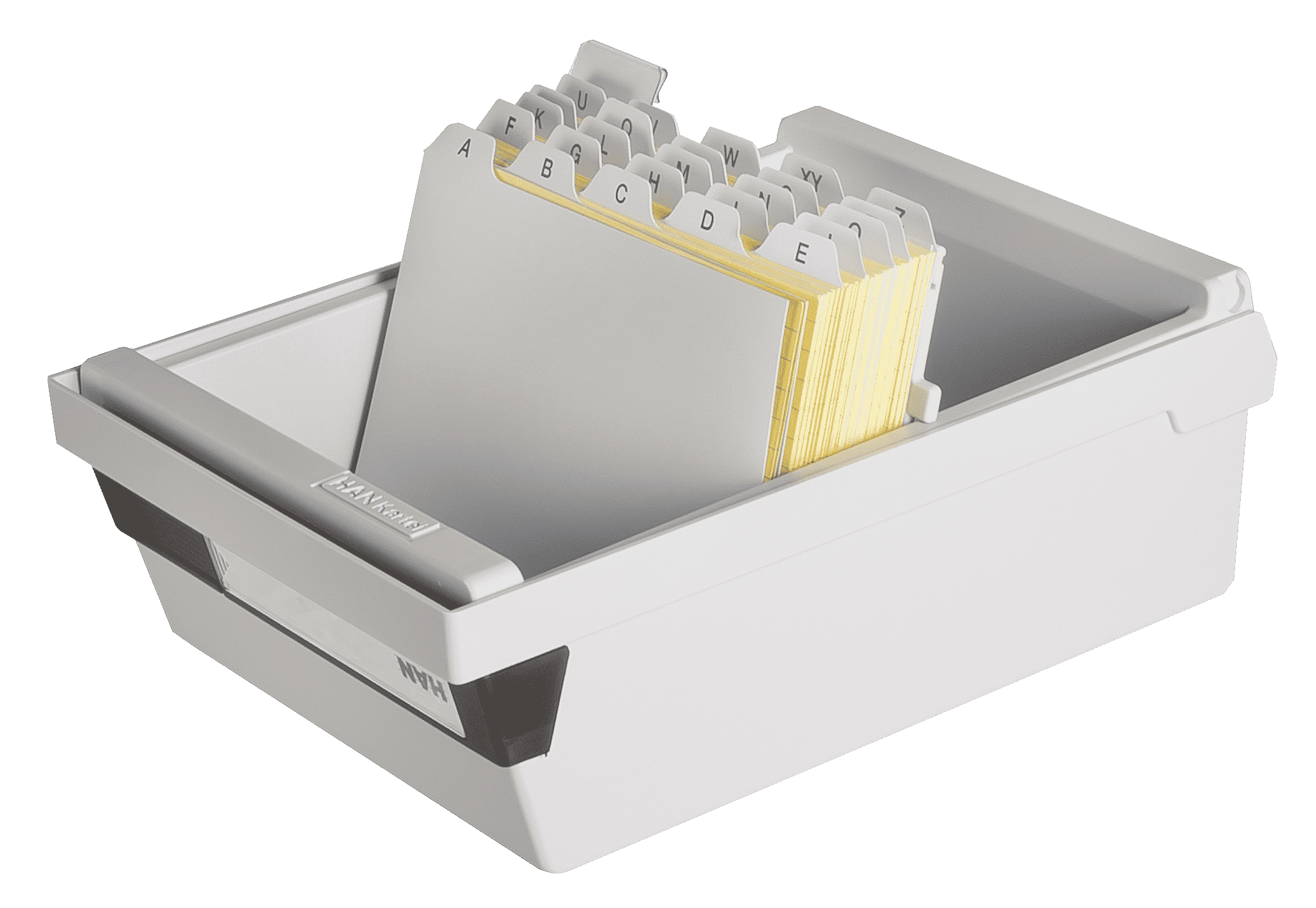 han-croco-karteikasten-din-a6-quer-800-karten-lichtgrau image 3