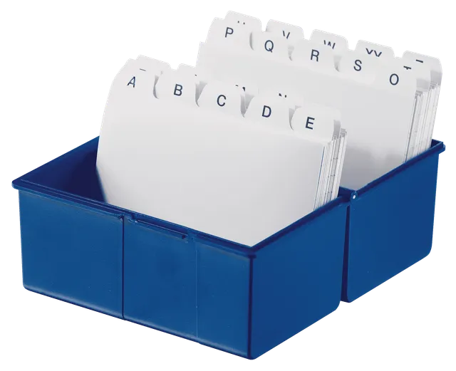 han-croco-karteibox-din-a8-quer-mit-karten-a-z image 1
