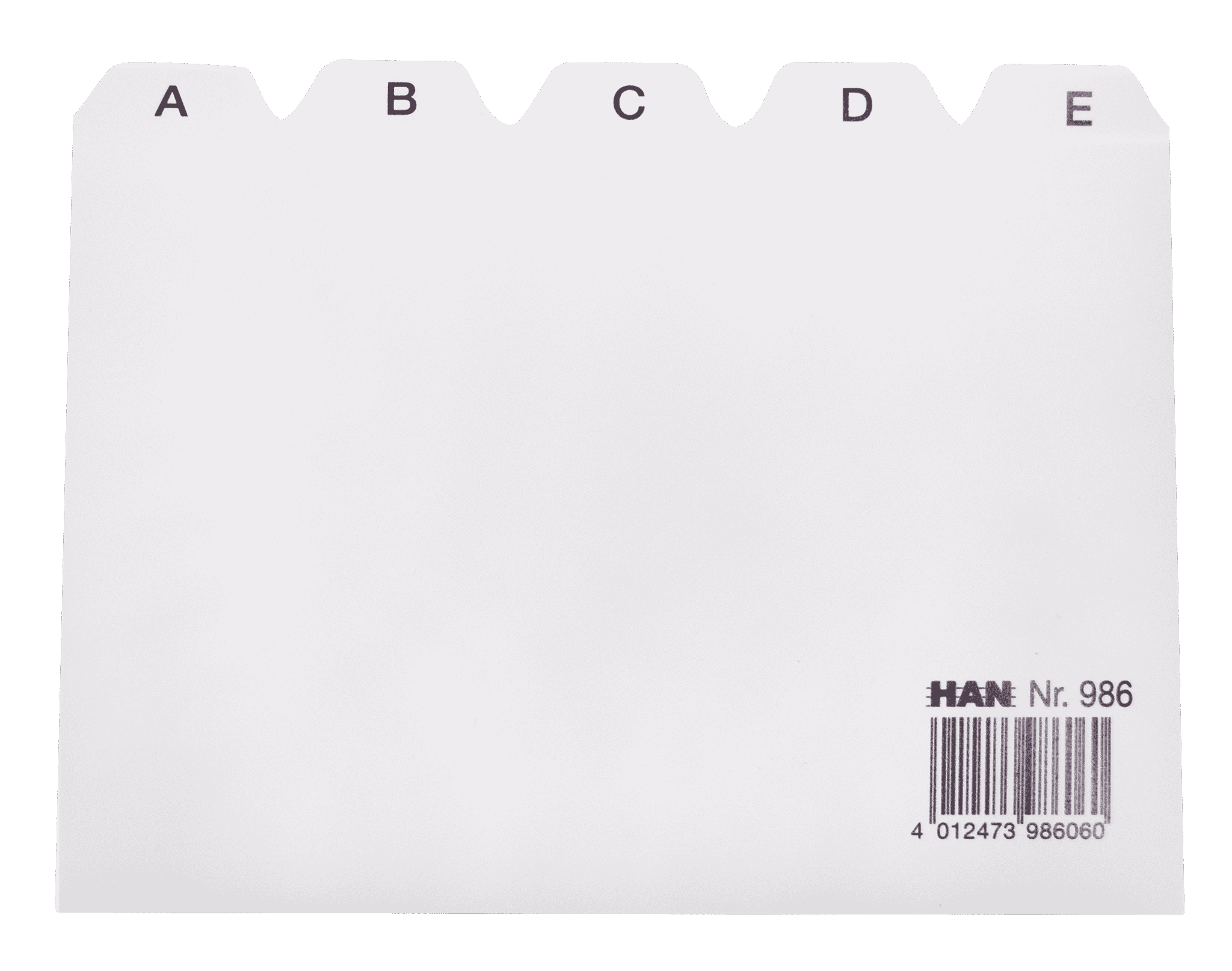 han-croco-register-a-z-a6-quer-grau-25-teilig image 1