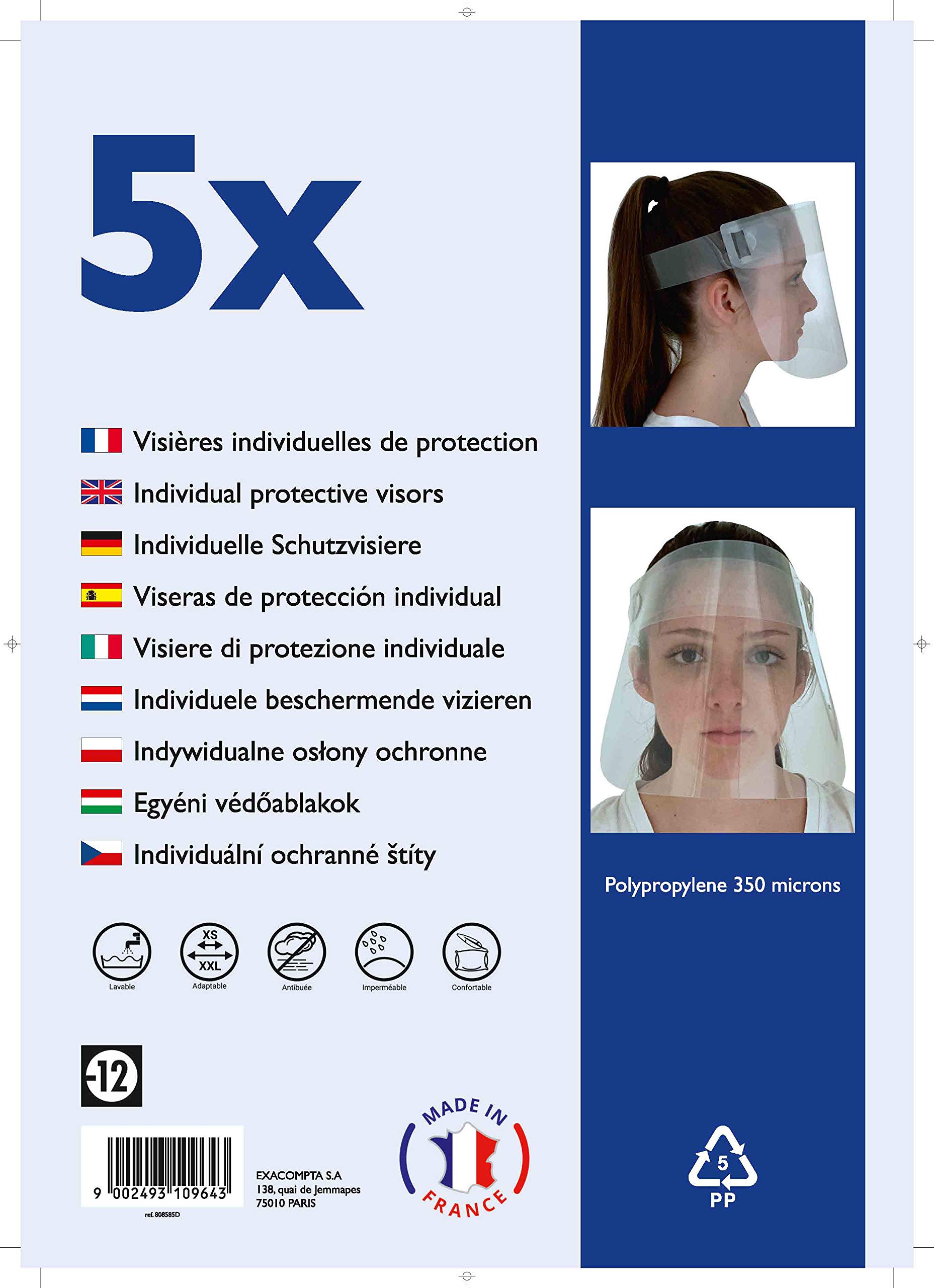 exacompta-exascreen-808585d-schutzvisier-32x24cm-5-st-ck image 4