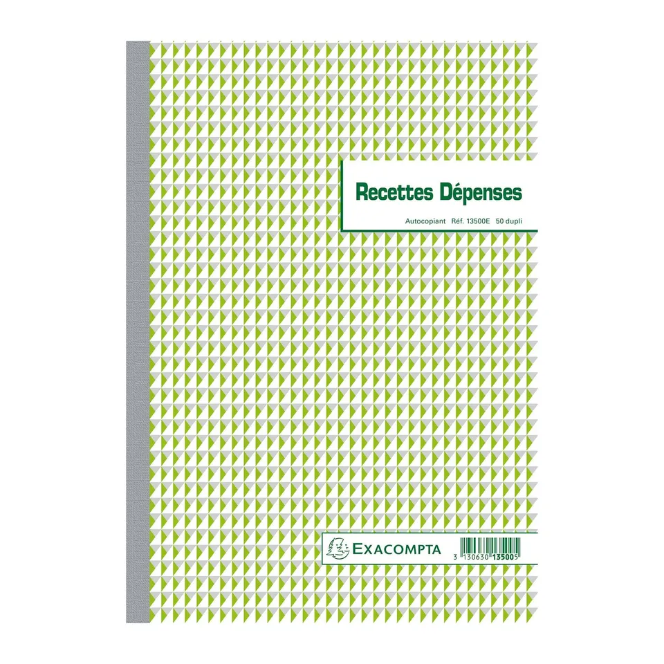 exacompta-guildhall-kassenbuch-a4-einnahmen-ausgaben-50-seiten image 1