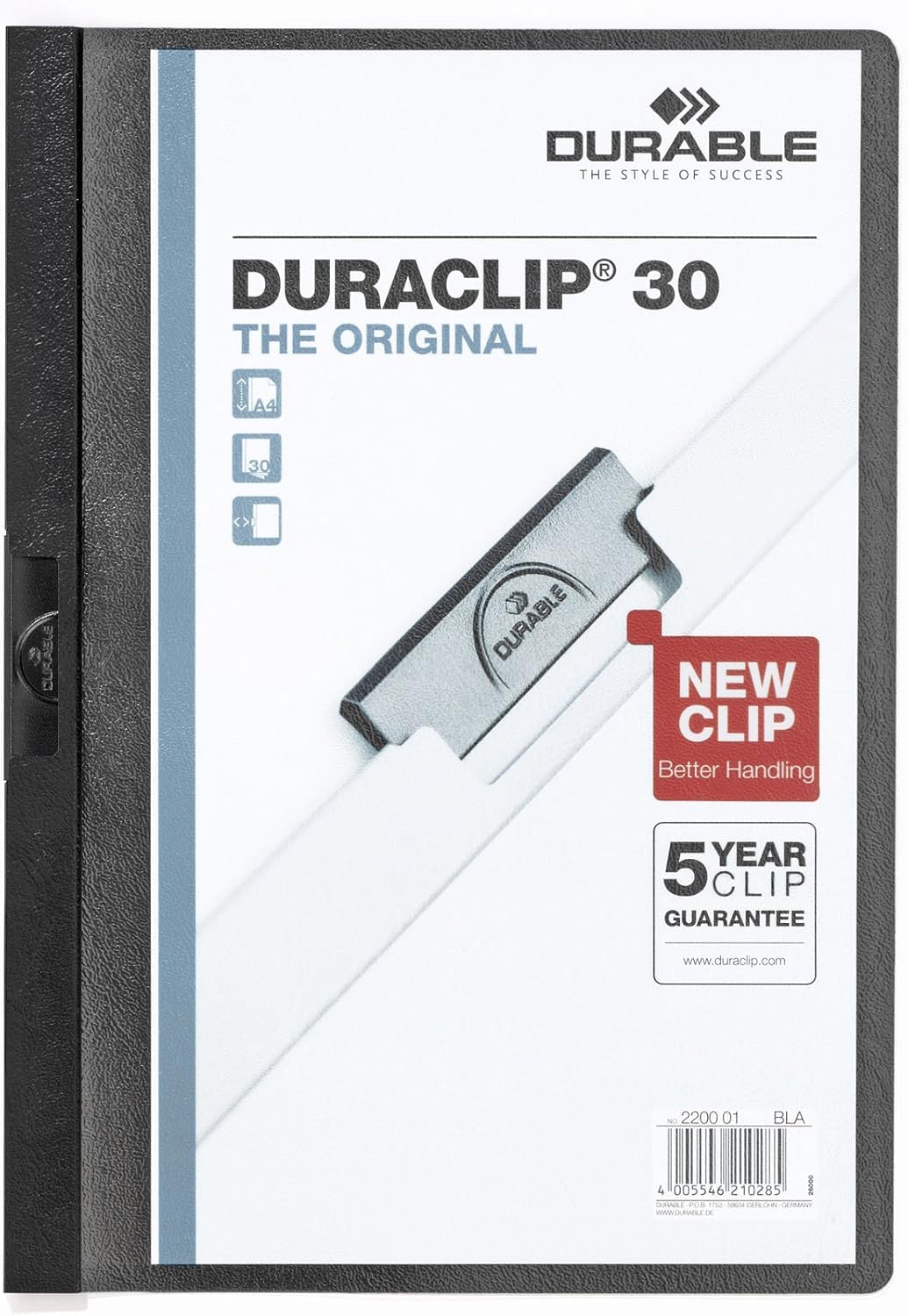 durable-duraclip-30-klemmmappe-a4-5er-sortiert-222700 image 7