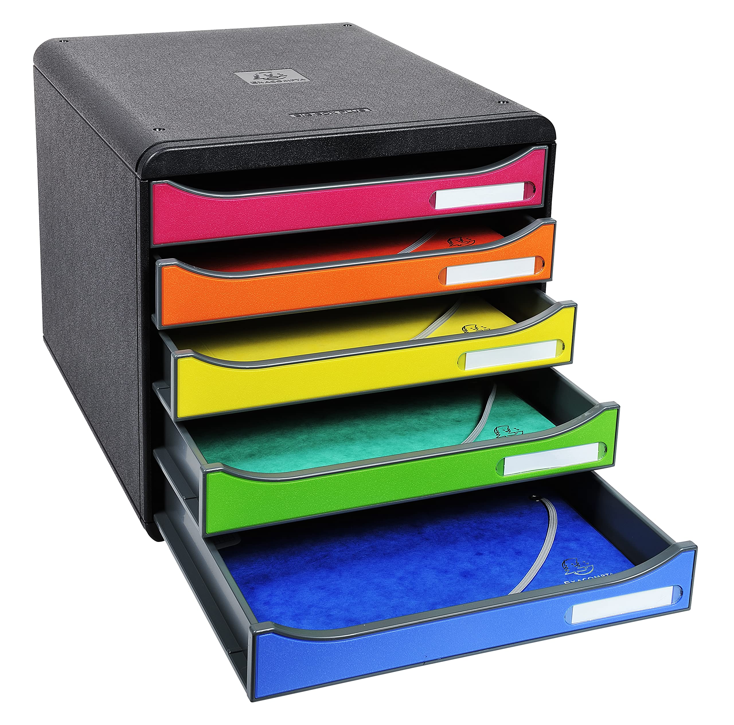exacompta-big-box-309798d-schubladenbox-5-schubladen-bunt image 4